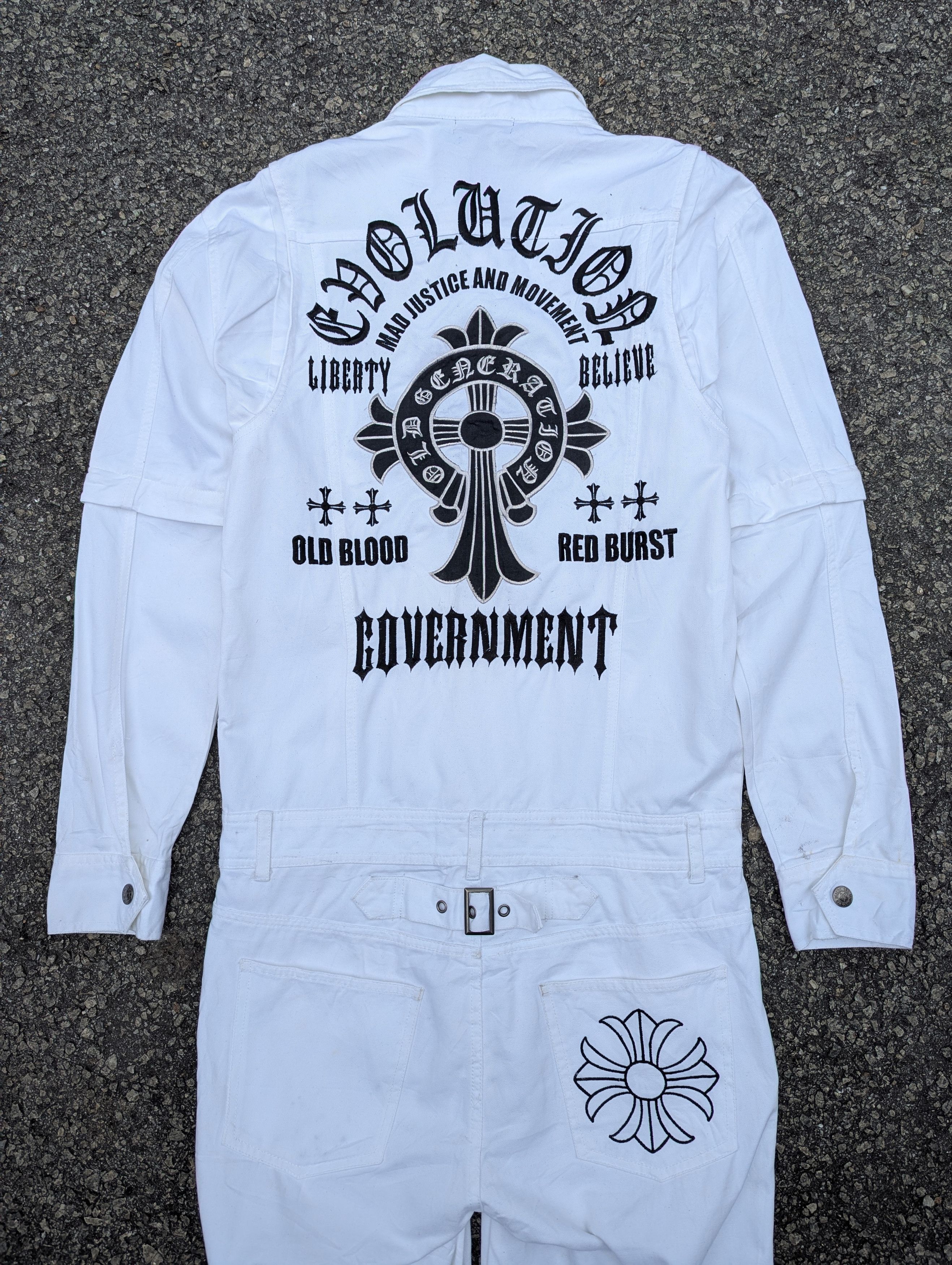 Seditionaries RARE Garhina Horse Shoe Coveralls inspired CHROME HEARTS Size US M / EU 48-50 / 2 - 3 Thumbnail
