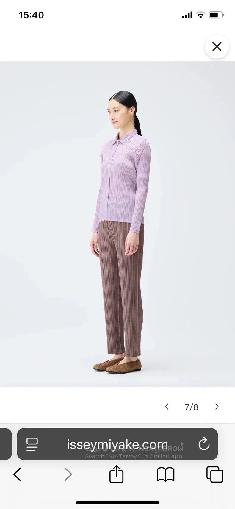 Issey Miyake Issey Miyake Pleated Collar Long Sleeve Shirt Size L / US 10 / IT 46 - 8 Thumbnail