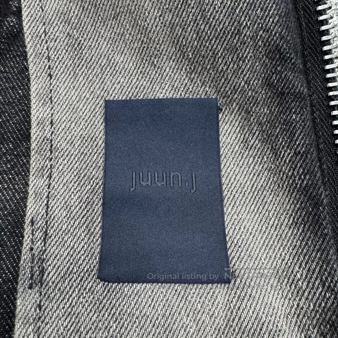 Juun.J JUUN.J Torn Effect Hooded Zip Jacket. Size US M / EU 48-50 / 2 - 2 Thumbnail
