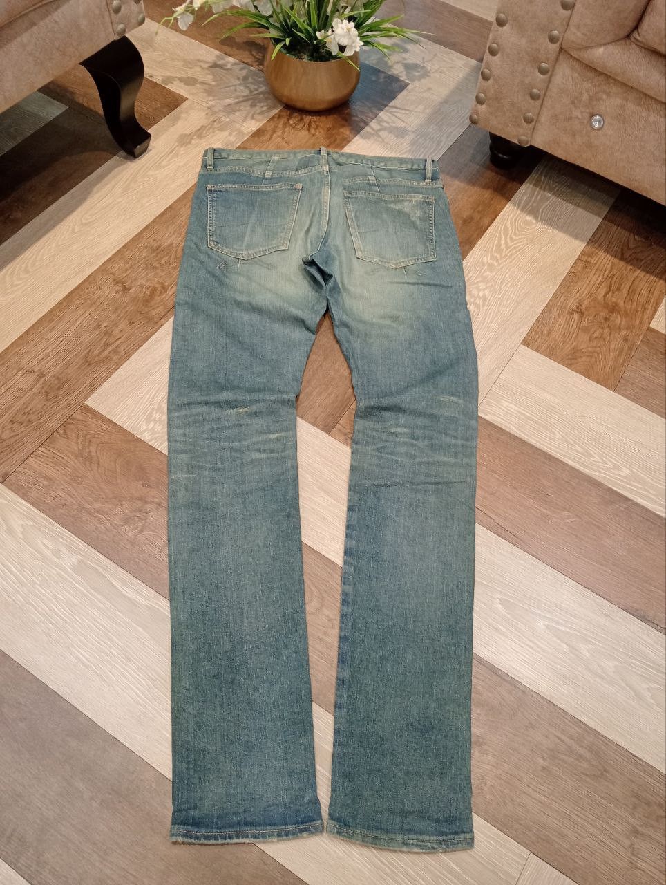 Maison MIHARA YASUHIRO MIHARAYASUHIRO JAPAN WASHED STRETCH DENIM PANTS Size US 34 / EU 50 - 11 Thumbnail