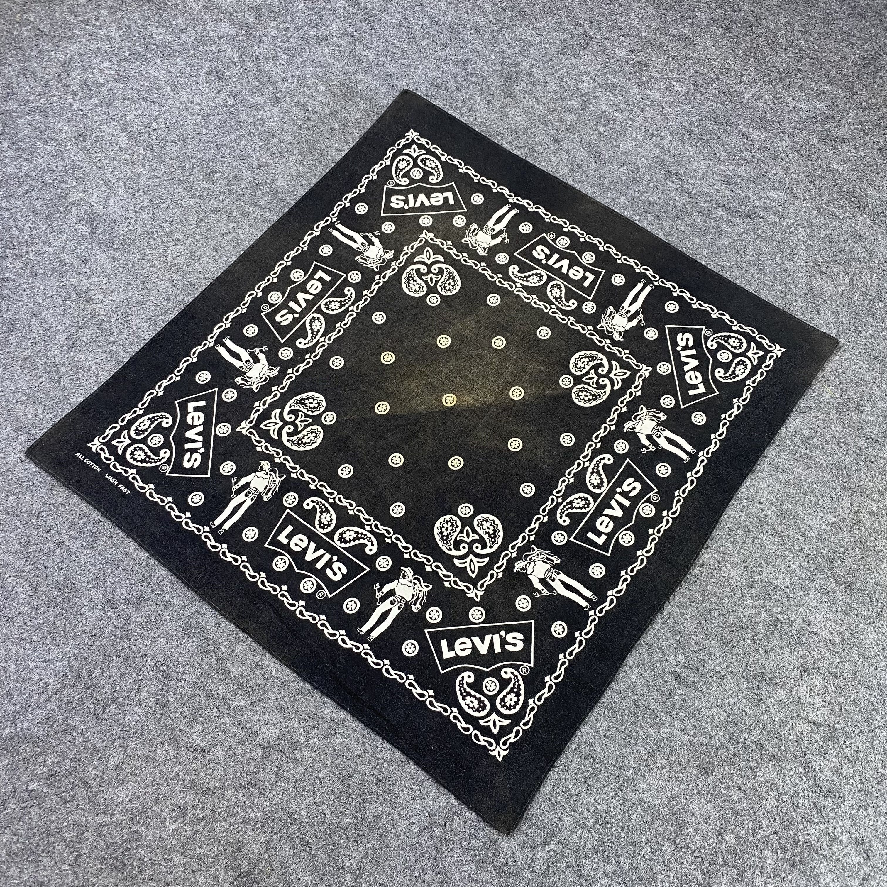 Levi's Vintage Levis Paislee Handkerchief/Bandana/Neckerchief-B1404 Size ONE SIZE - 4 Thumbnail