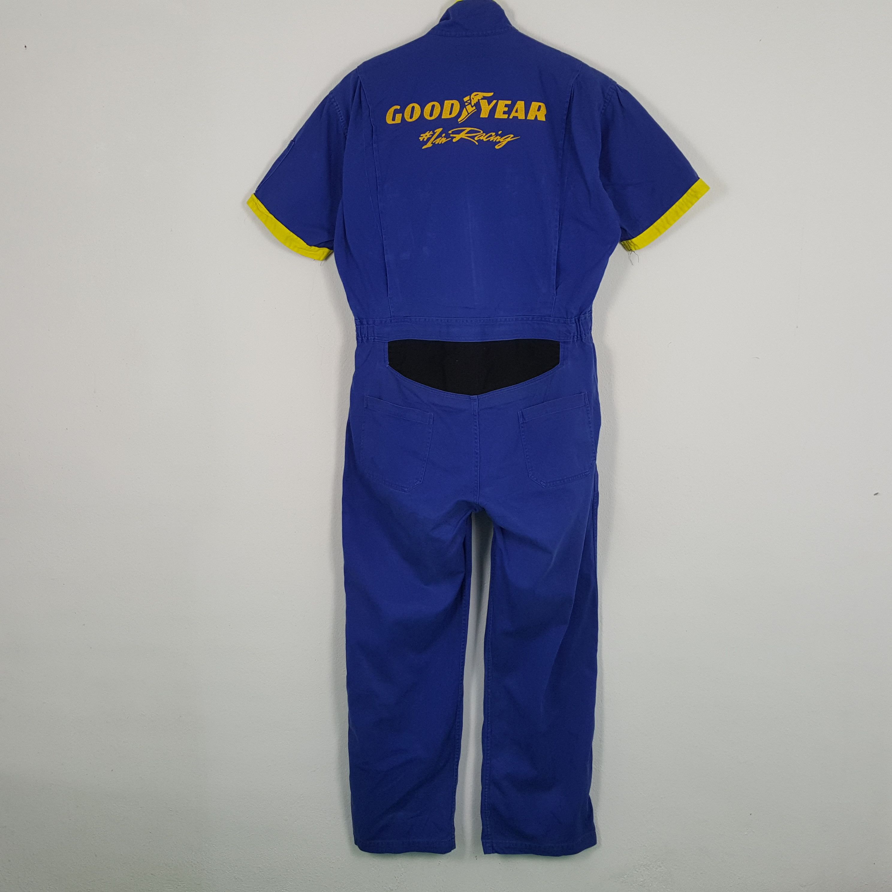 Japanese Brand GOOD YEAR RACING Motorsports Crew Coverall Jacket Size US XL / EU 56 / 4 - 1 Thumbnail