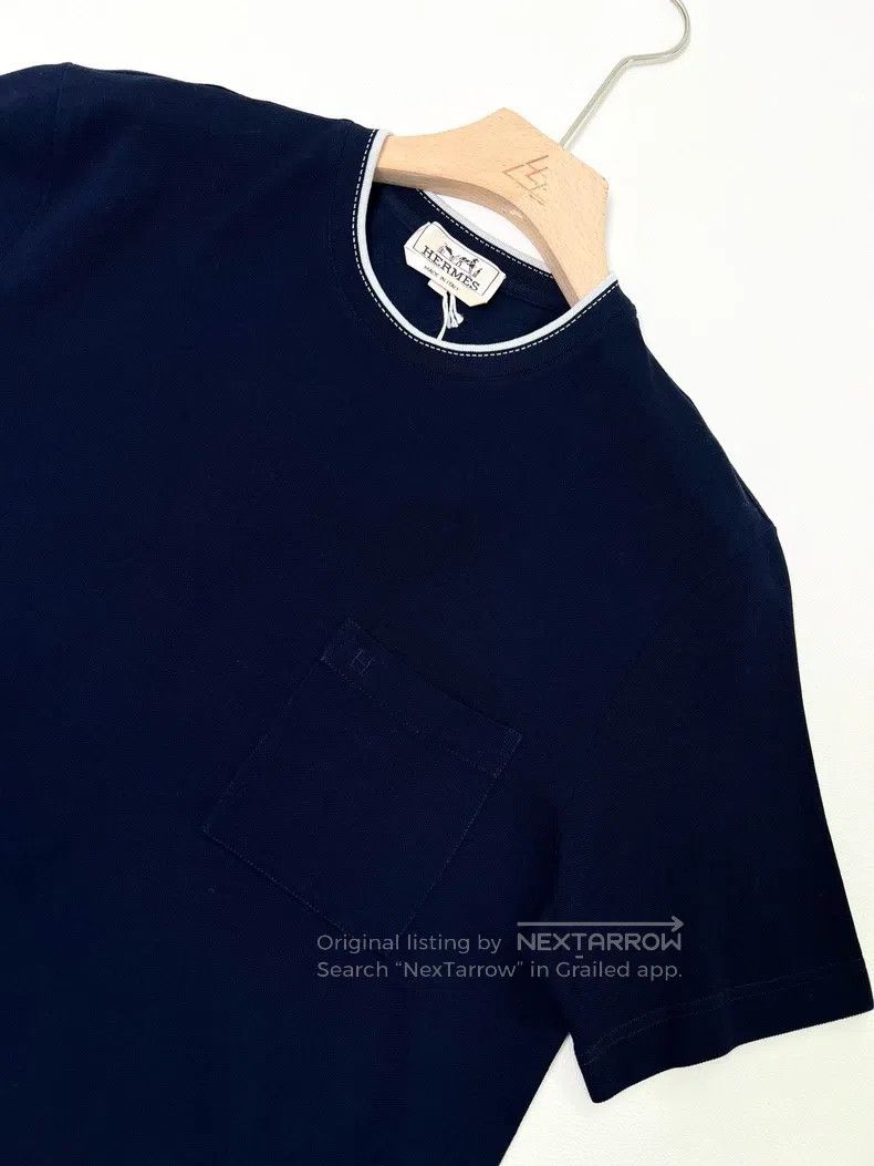 Hermes Hermes Cotton short-sleeve T-shirt Size US M / EU 48-50 / 2 - 3 Thumbnail