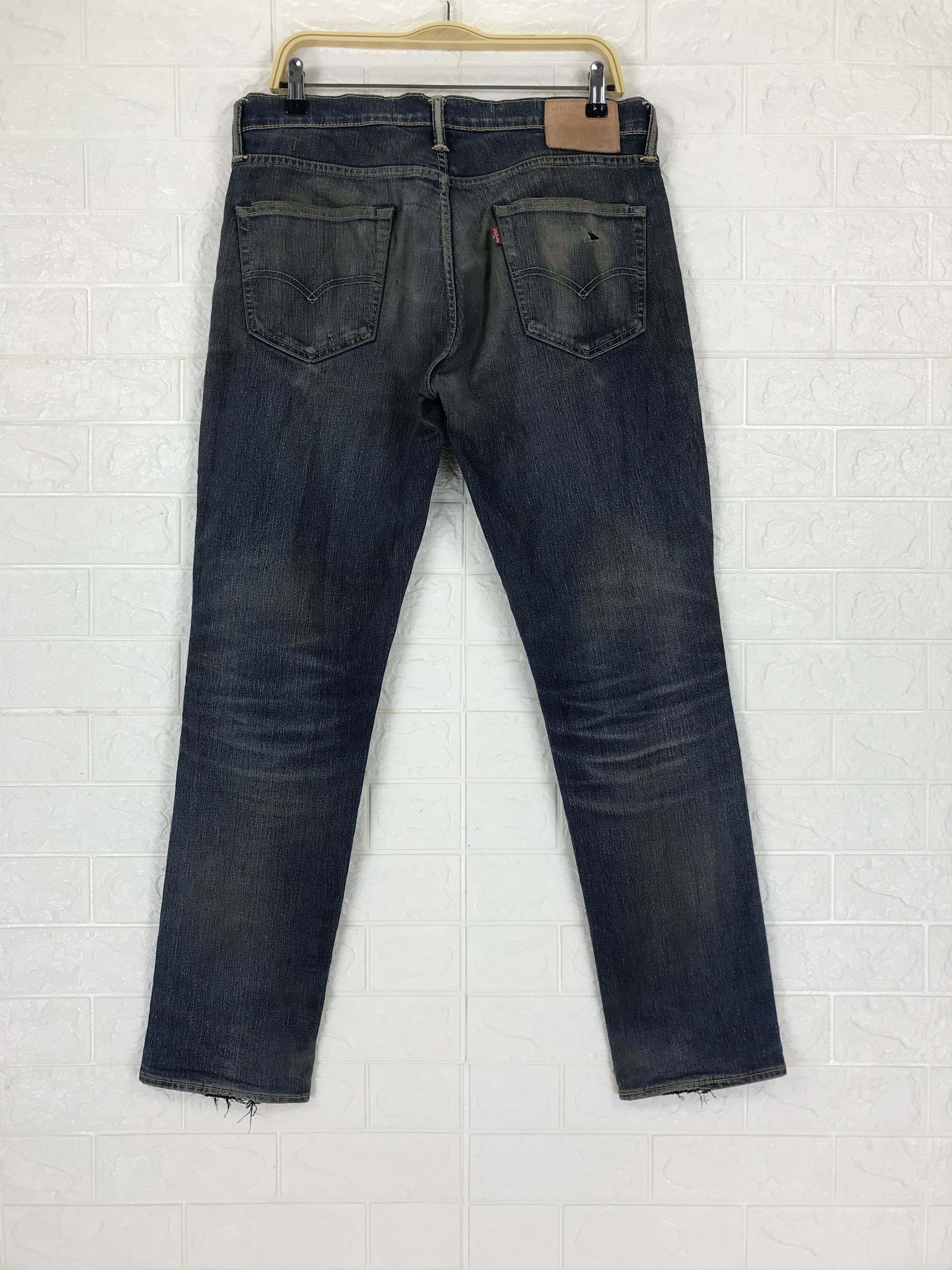 Levi's Vintage Levi's 511 Slim Cut Jeans Distressed Denim Size US 34 / EU 50 - 5 Thumbnail