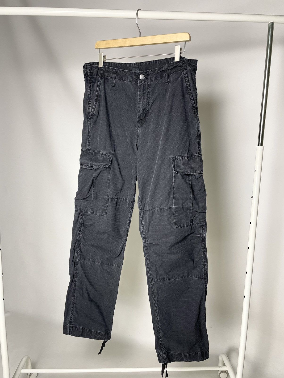 Carhartt Carhartt Vintage Faded Distressed Aviator Cargo Pants Size US 32 / EU 48 - 5 Thumbnail