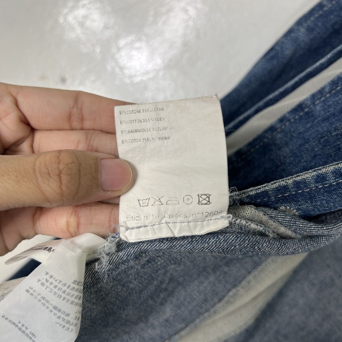 Designer 🔥 PAOLO FRANI GIACCA DENIM JACKET MADE IN ITALY Size US S / EU 44-46 / 1 - 18 Thumbnail