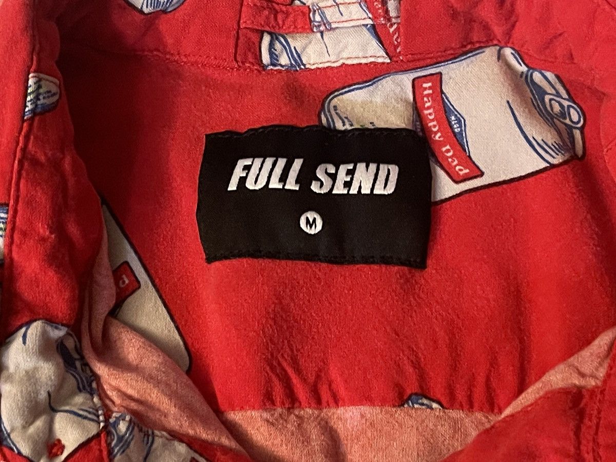 Full Send Happy Dad Hard Seltzer Button Shirt Red Full Send Classics Size US M / EU 48-50 / 2 - 3 Thumbnail