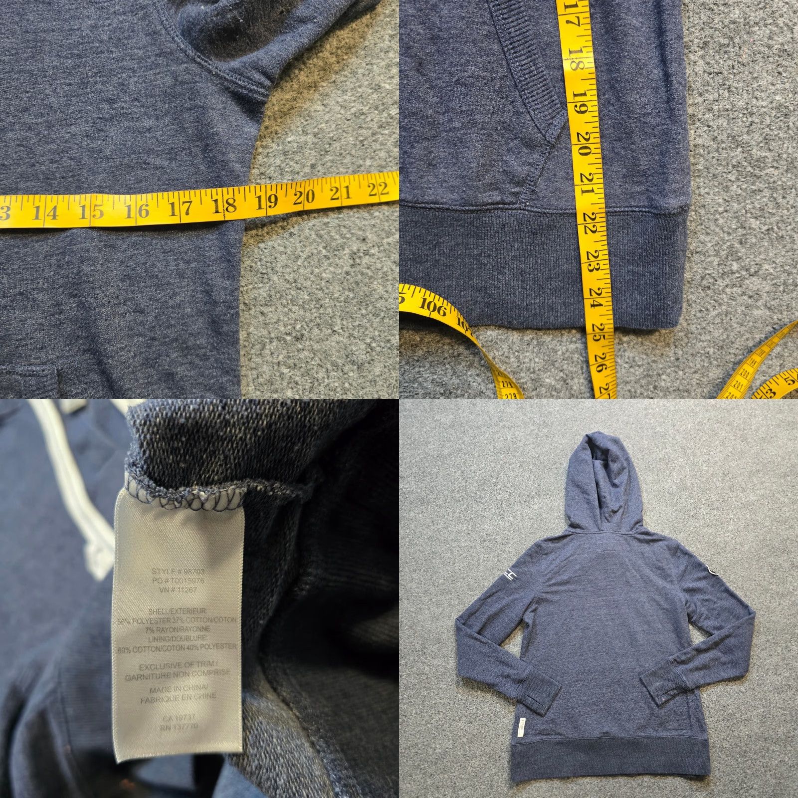 Roots Roots Sweater Hoodie Pullover V-Neck Blue Womens M Size M / US 6-8 / IT 42-44 - 8 Thumbnail