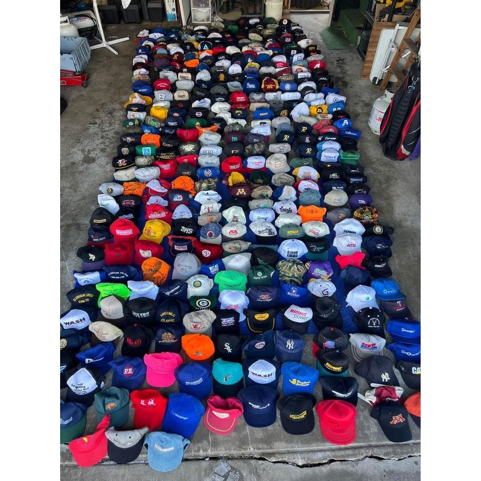 Other Vintage 5 Mystery Hat Cap Bundle Trucker, Mesh, Snapback, Ro Size ONE SIZE - 2 Thumbnail