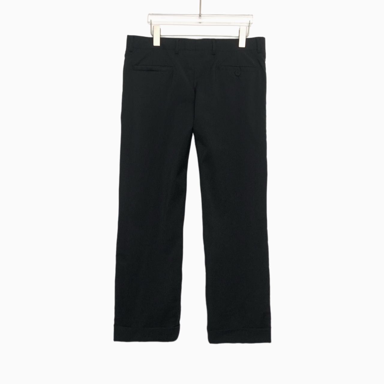Dior Dior Solid Cuffed Straight Suit Pants K26WX Size US 36 / EU 52 - 2 Thumbnail