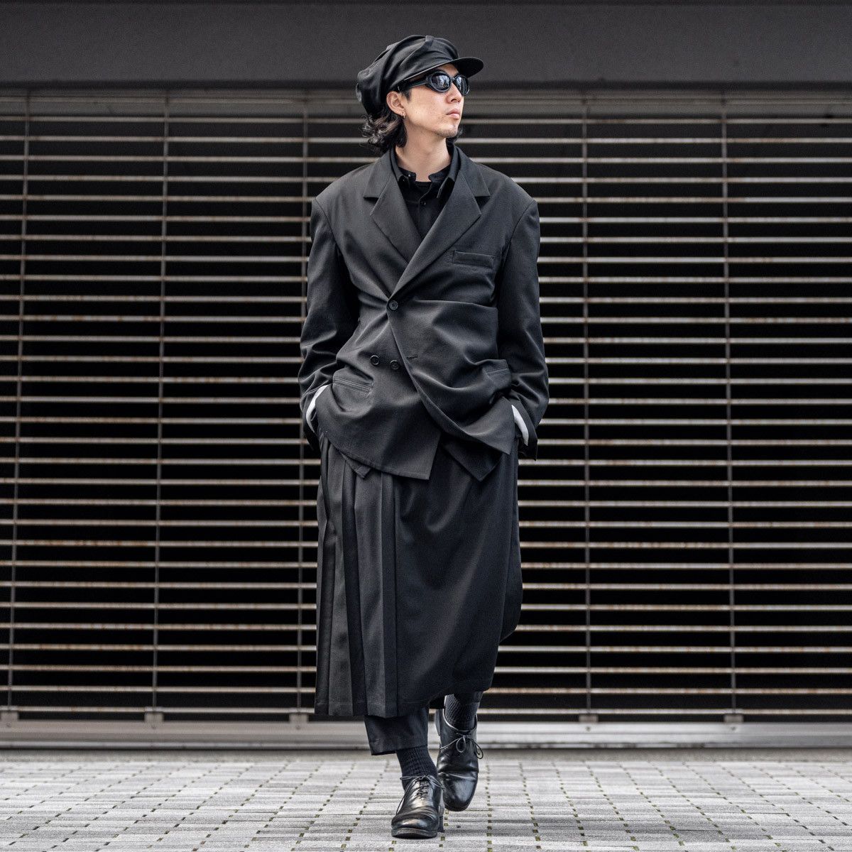 Yohji Yamamoto Yohji Yamamoto Pour Homme W/GABARDINE DRAPING JACKET BLAZER Size US M / EU 48-50 / 2 - 13 Thumbnail