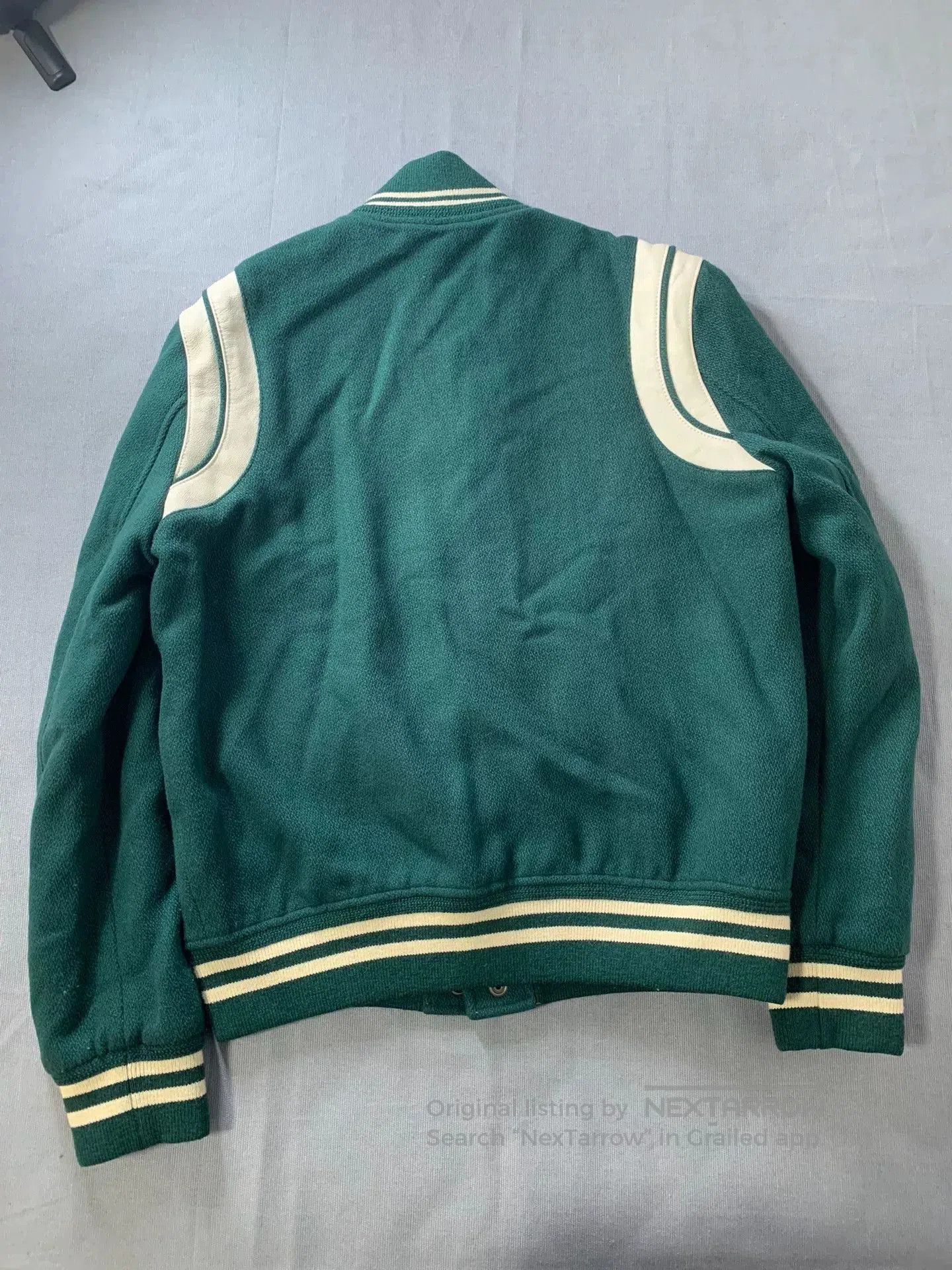 Saint Laurent Paris SAINT LAURENT SLP 2020 Green Wool Varsity Jacket. Size US S / EU 44-46 / 1 - 2 Thumbnail