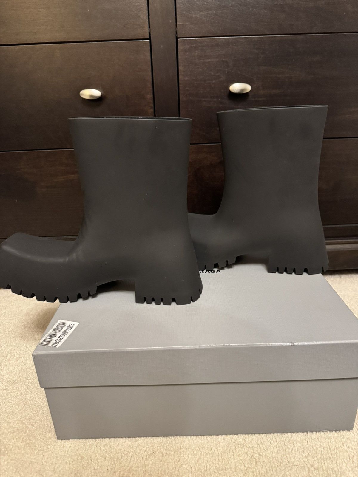 Balenciaga Balenciaga Trooper Rubber Boot Size US 11 / IT 41 - 1 Thumbnail