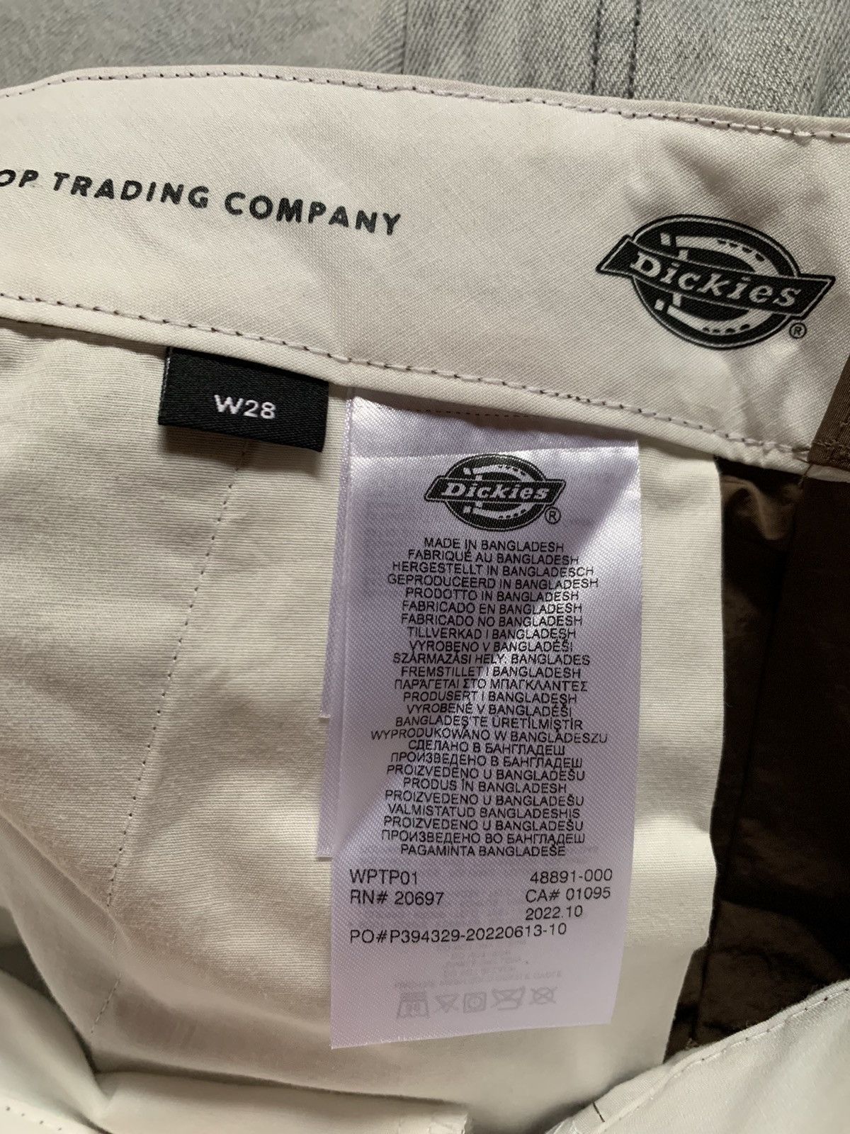 Designer × Dickies × Pop Trading Company *RARE* New Dickies x Pop Trading Company Sanforized Pants Size US 28 / EU 44 - 10 Thumbnail