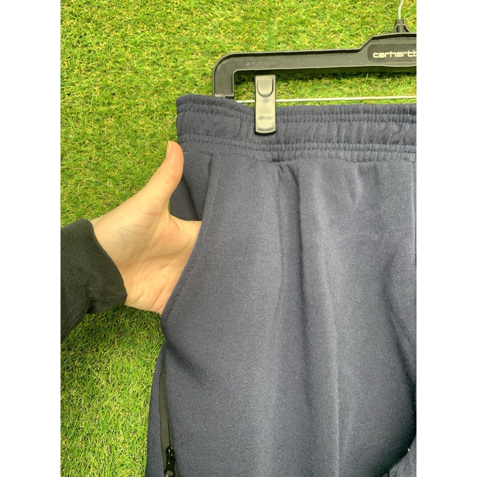 Vintage Ultra Performance Sweatpants Mens Large Navy Blue Fleece Joggers Drawstring Tech Size US 33 - 7 Thumbnail