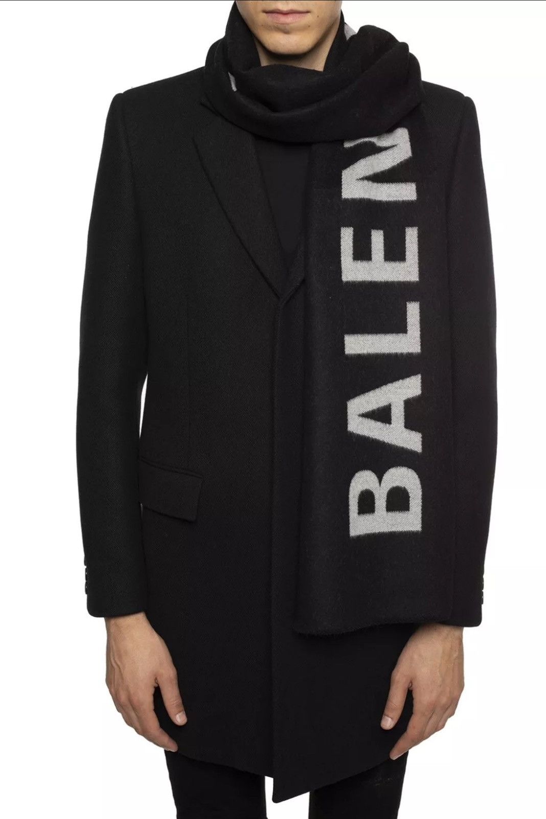 Balenciaga wool scarf best sale