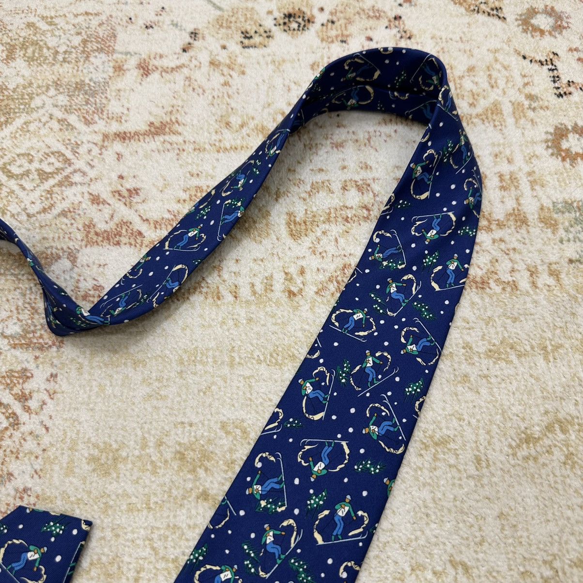 Hermes Vintage Tie Hermes Paris Silk Rare Collection Streetwear Y2K Size ONE SIZE - 4 Thumbnail