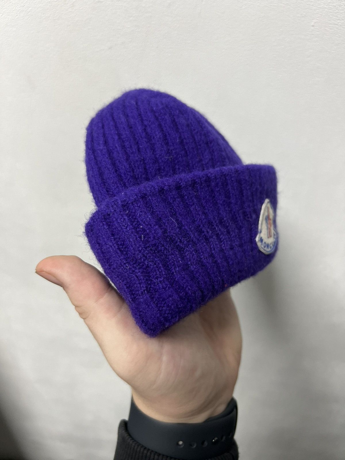 Moncler Vintage Moncler Wool Beanie Hat Cap Luxury 80s 90s Size ONE SIZE - 4 Thumbnail