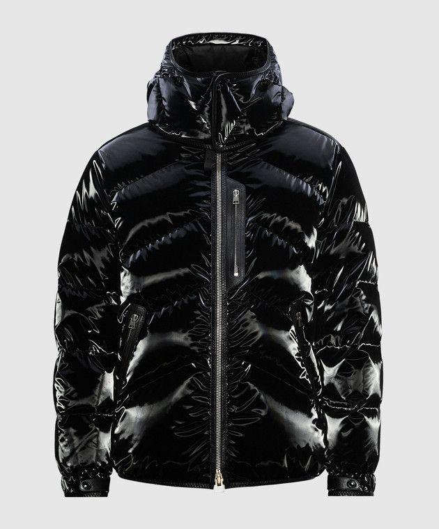 Tom Ford $6K VALUE BLACK DOWN JACKET WITH HOLOGRAPHIC EFFECT Size US M / EU 48-50 / 2 - 1 Thumbnail