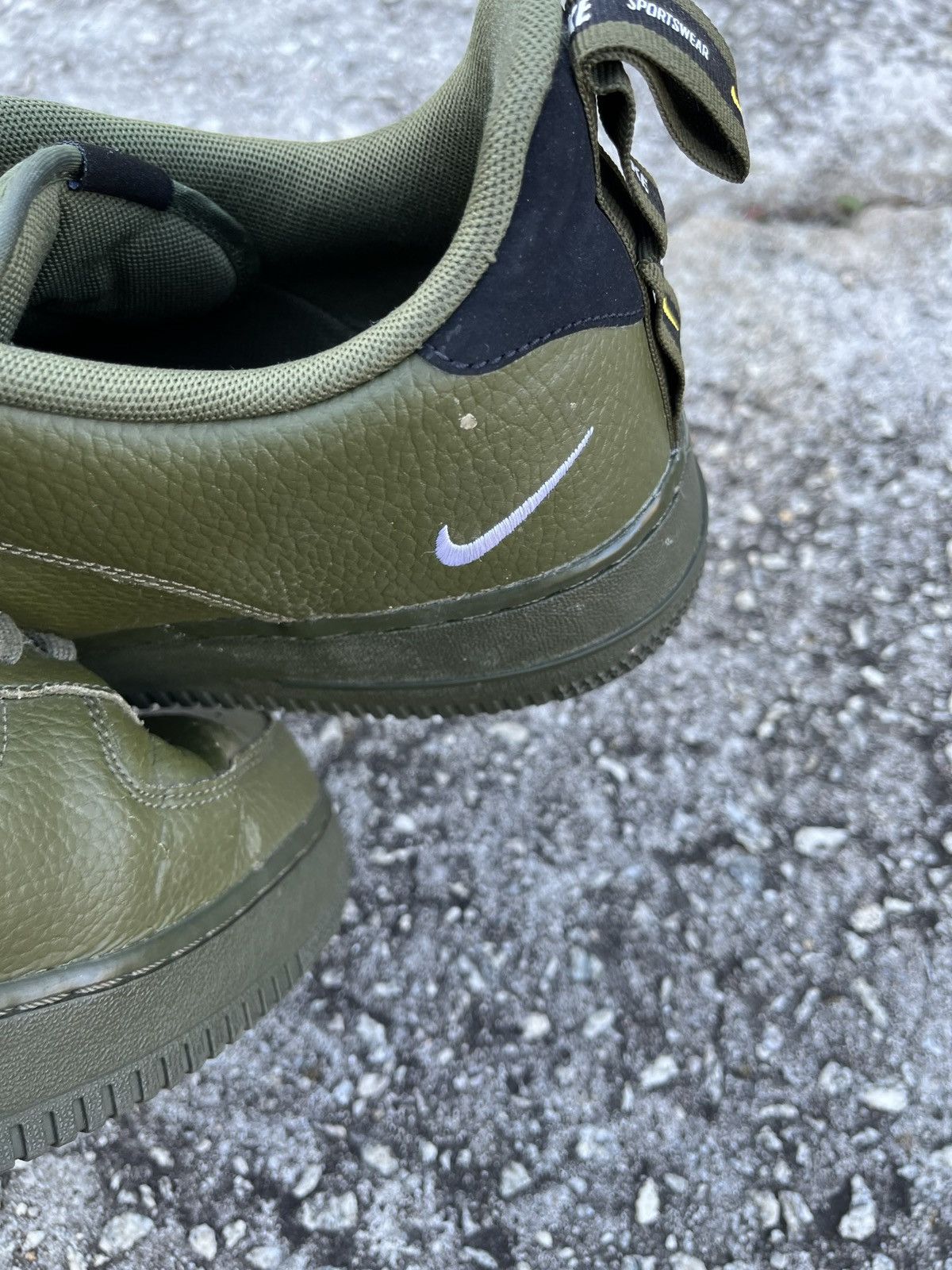 Nike Nike Air Force 1 07 LV8 Utility Olive Canvas Size US 13 / EU 46 - 16 Thumbnail