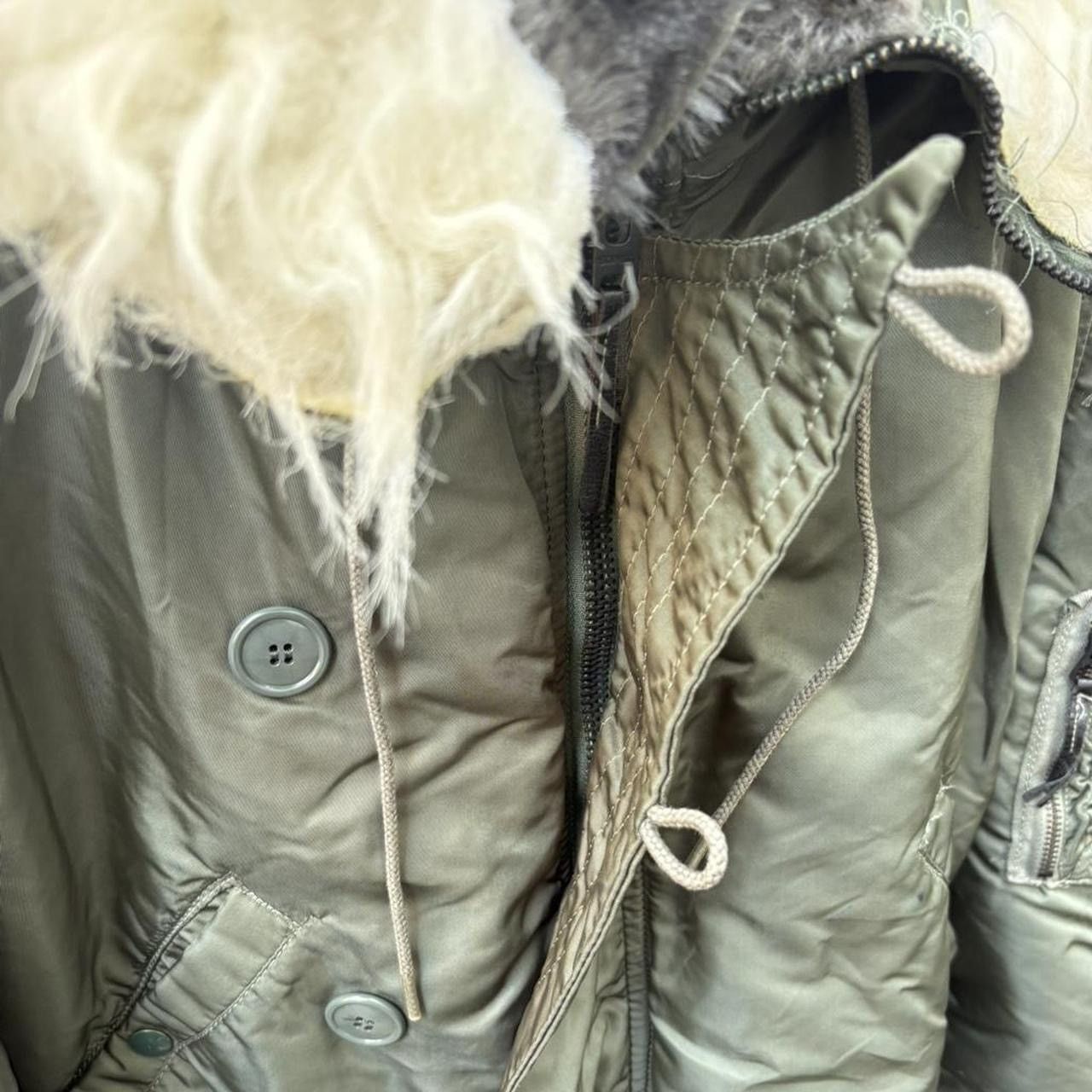 Alpha Industries Vintage 1982 Military Alpha Industries N-2B Flight Jacket Size US L / EU 52-54 / 3 - 3 Thumbnail