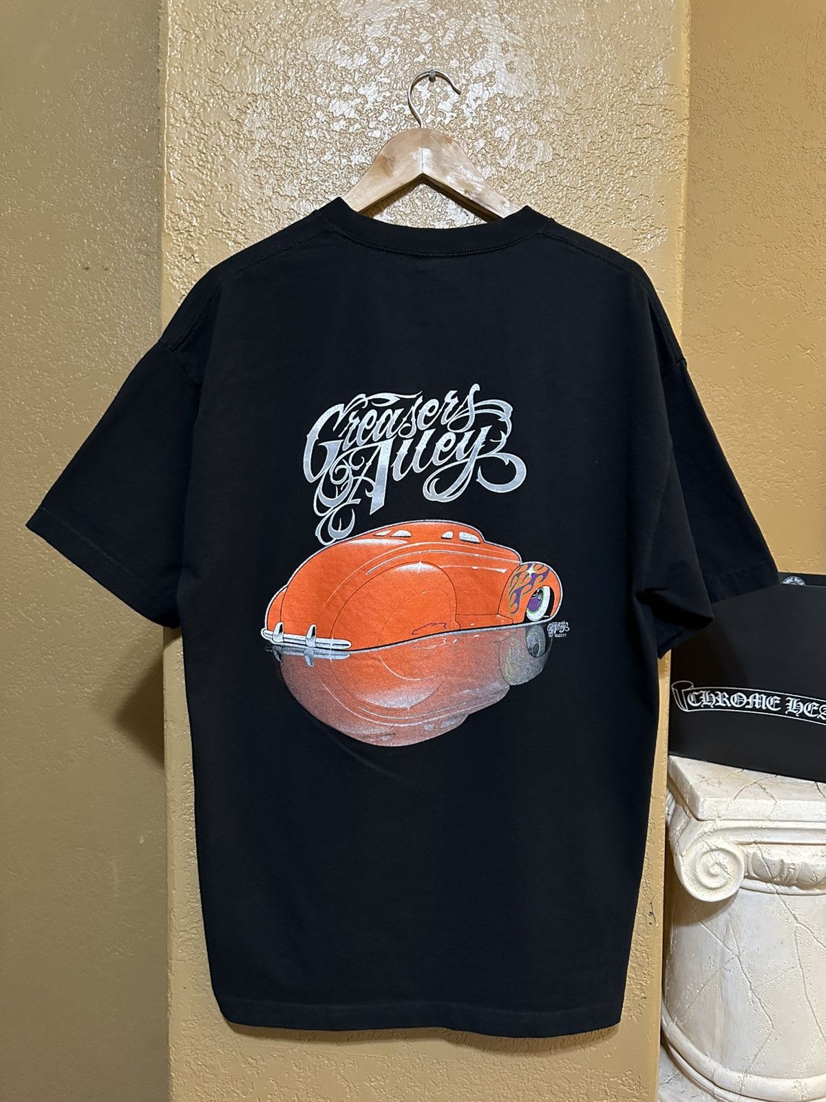 Vintage 🍊 vintage Greasers Alley hot rod customs tee xl Size US XL / EU 56 / 4 - 1 Thumbnail