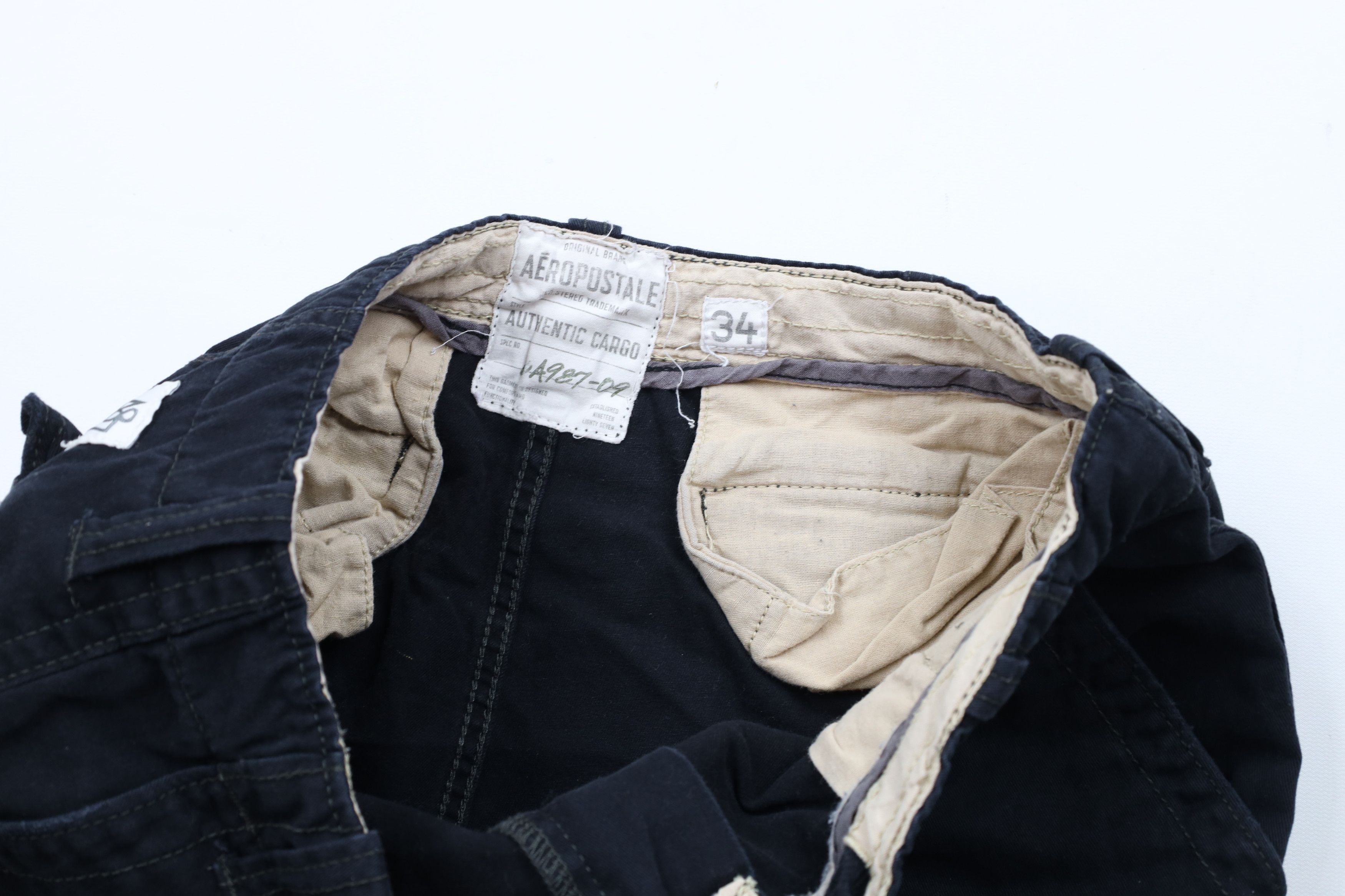 Aeropostale × Vintage Vintage Y2K Aeropostale Heavyweight Cargo Shorts Cotton Size US 34 / EU 50 - 6 Thumbnail