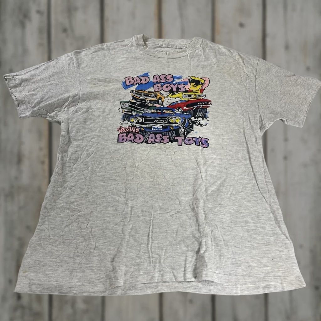 Vintage VINTAGE MOPAR T-Shirt XL Men Black 90s Single Stitch Graphic Print Boys Drive Bad Ass Toys 90s Size US XL / EU 56 / 4 - 1 Thumbnail