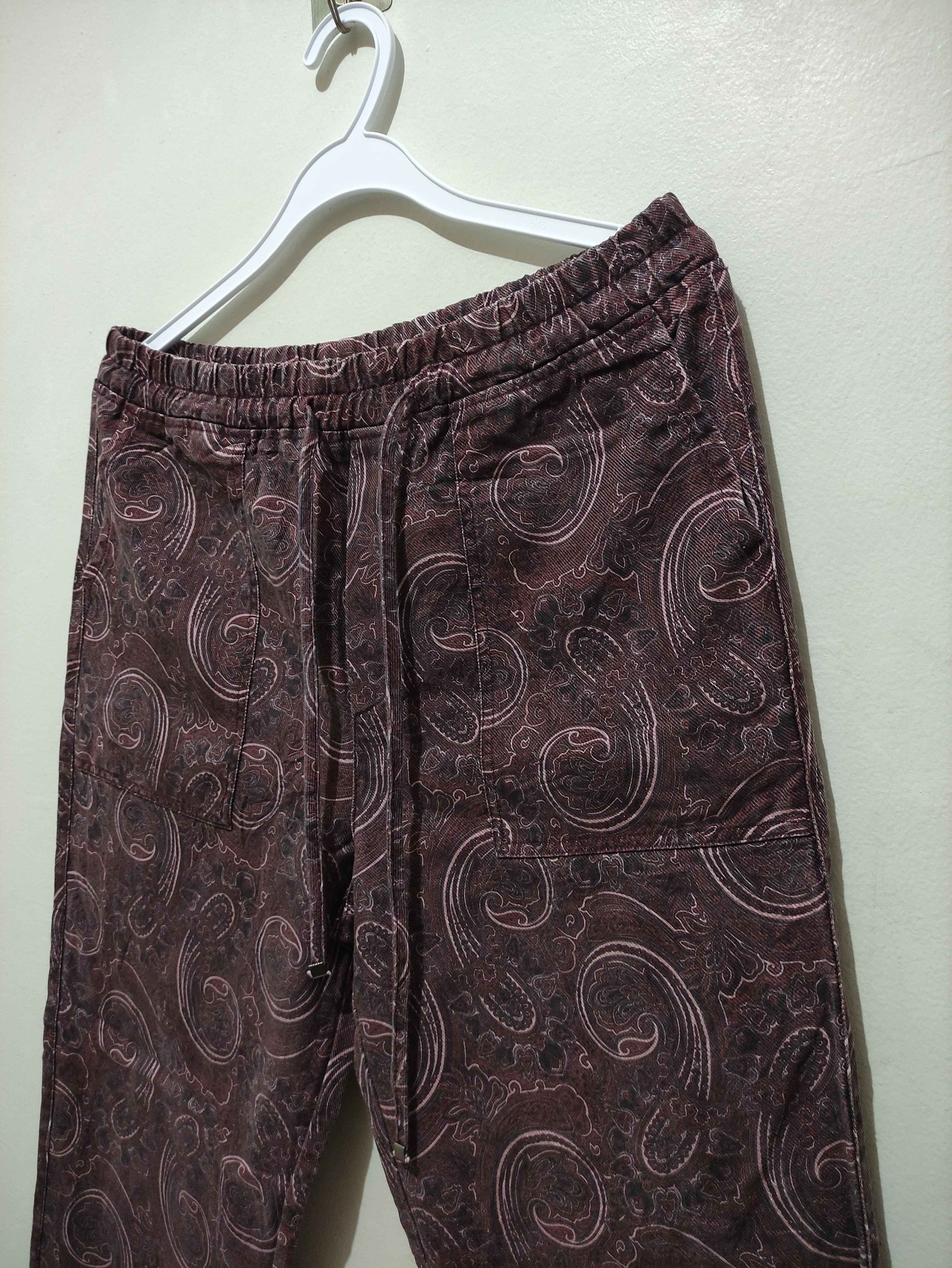 Zara Zara drawstring Paisley pants Size US 32 / EU 48 - 10 Thumbnail