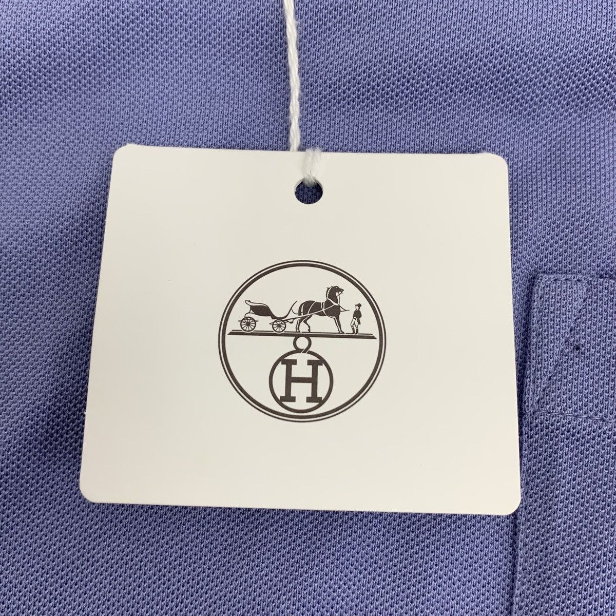 Hermes Hermes Pocket H Logo Embroidered Short Sleeve T-Shirt K26WX Size US M / EU 48-50 / 2 - 6 Thumbnail