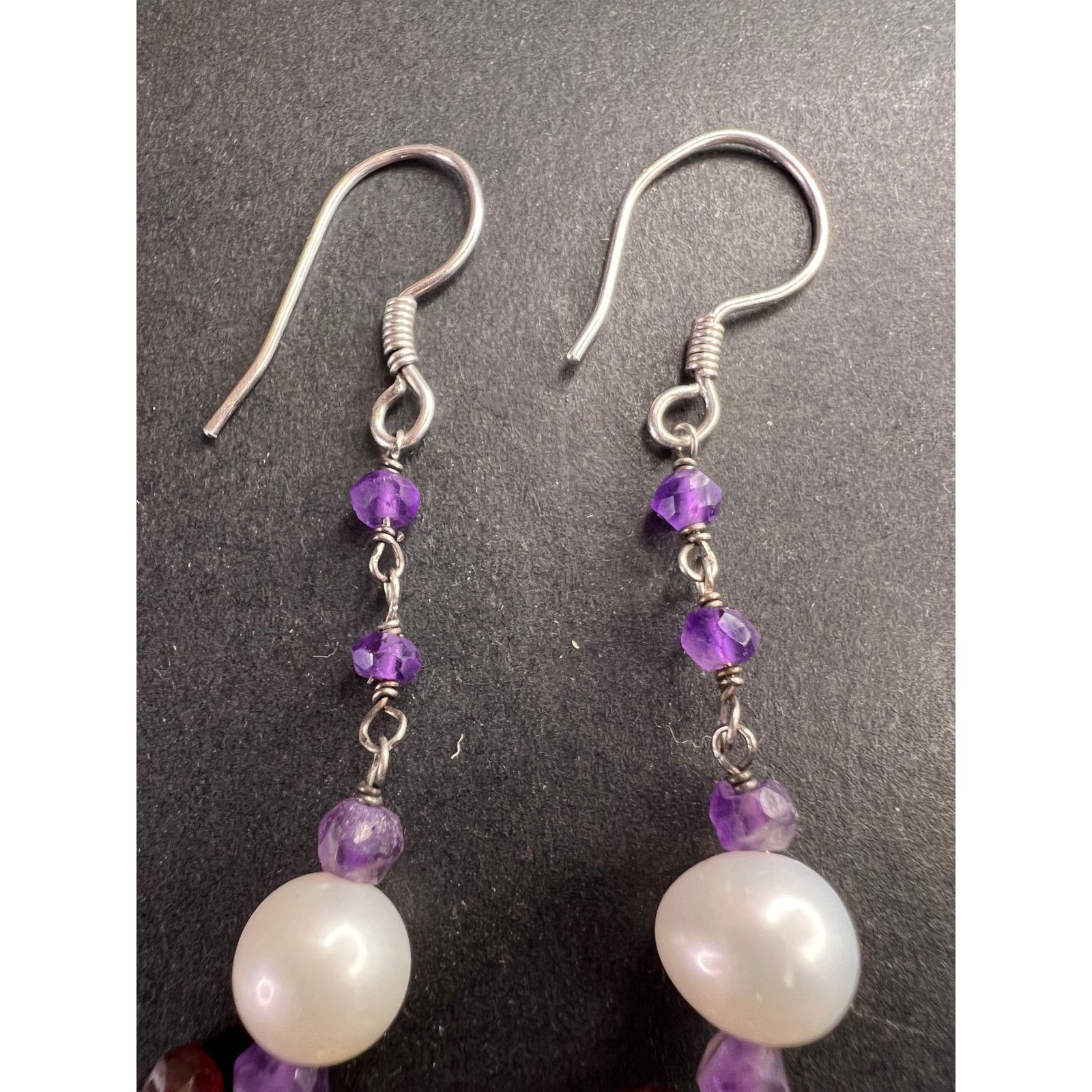 Other Multi gemstone cluster dangle earrings in sterling silver Size ONE SIZE - 7 Thumbnail