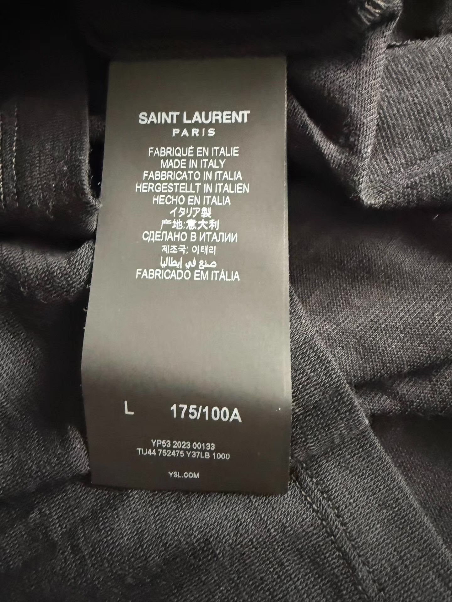 Saint Laurent Paris Saint Laurent Men's Turtleneck Base Layer Ｑ23 Size US L / EU 52-54 / 3 - 5 Thumbnail