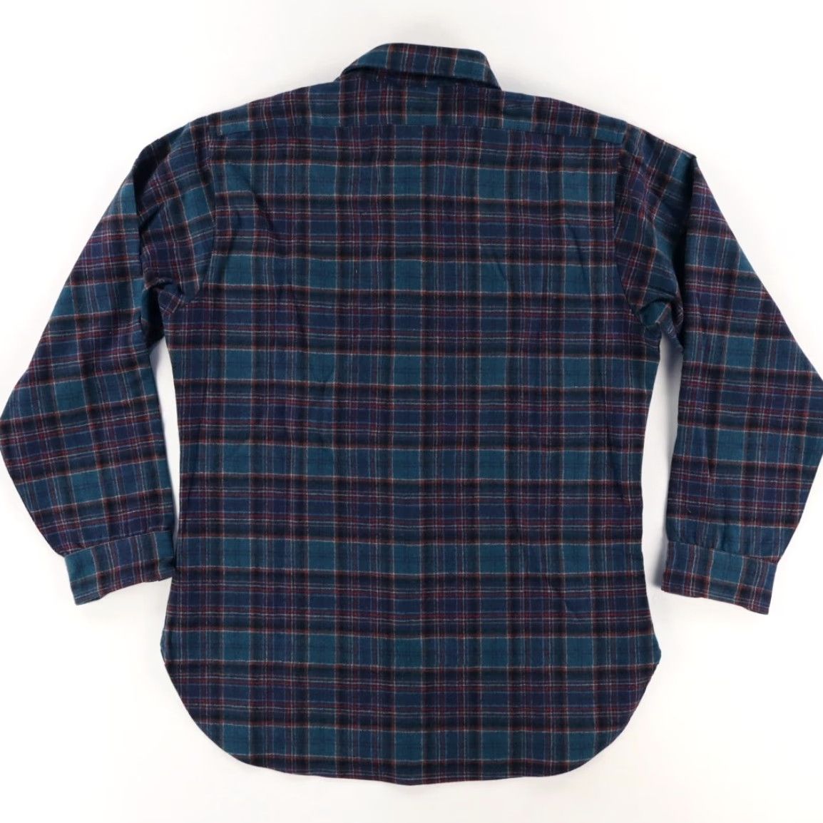 Pendleton VINTAGE Pendleton Shirt Navy Wool Plaid Button Up Men L Size US L / EU 52-54 / 3 - 4 Thumbnail