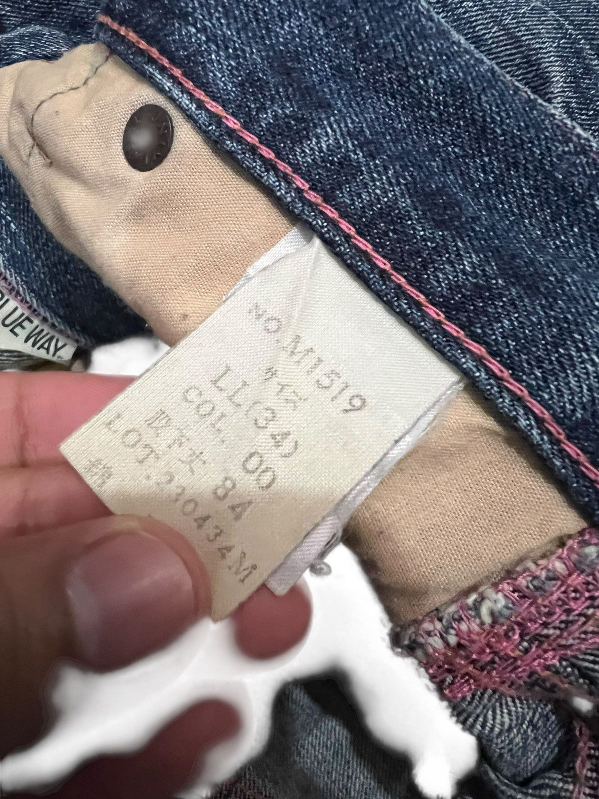 Japanese Brand Vintage Blue Way Japanese Brand Distress Clawmark Jean Size US 34 / EU 50 - 18 Thumbnail