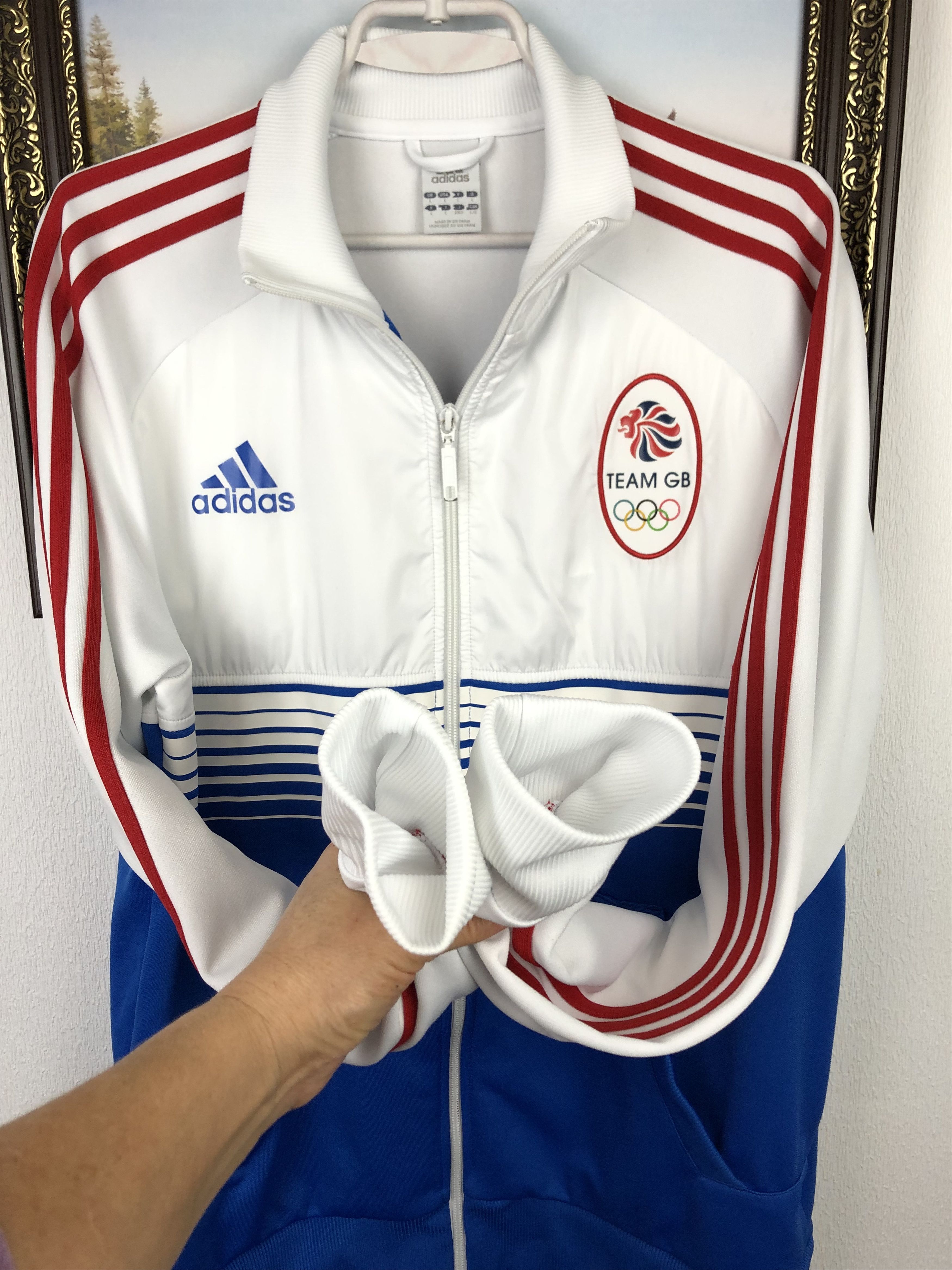 Adidas Vintage Adidas Olympics Originals Team Great Britian Jacket Size US L / EU 52-54 / 3 - 4 Thumbnail