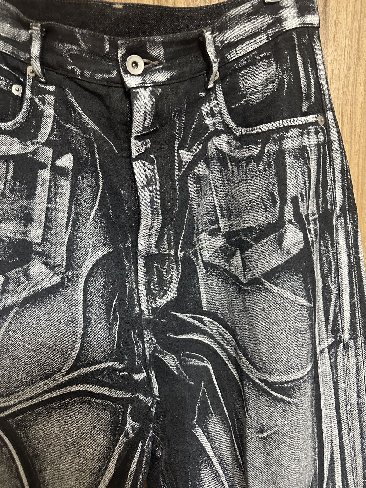 Rick Owens Drkshdw Rick Owens Geth Denim Pantaloni Sample Size US 31 - 2 Thumbnail