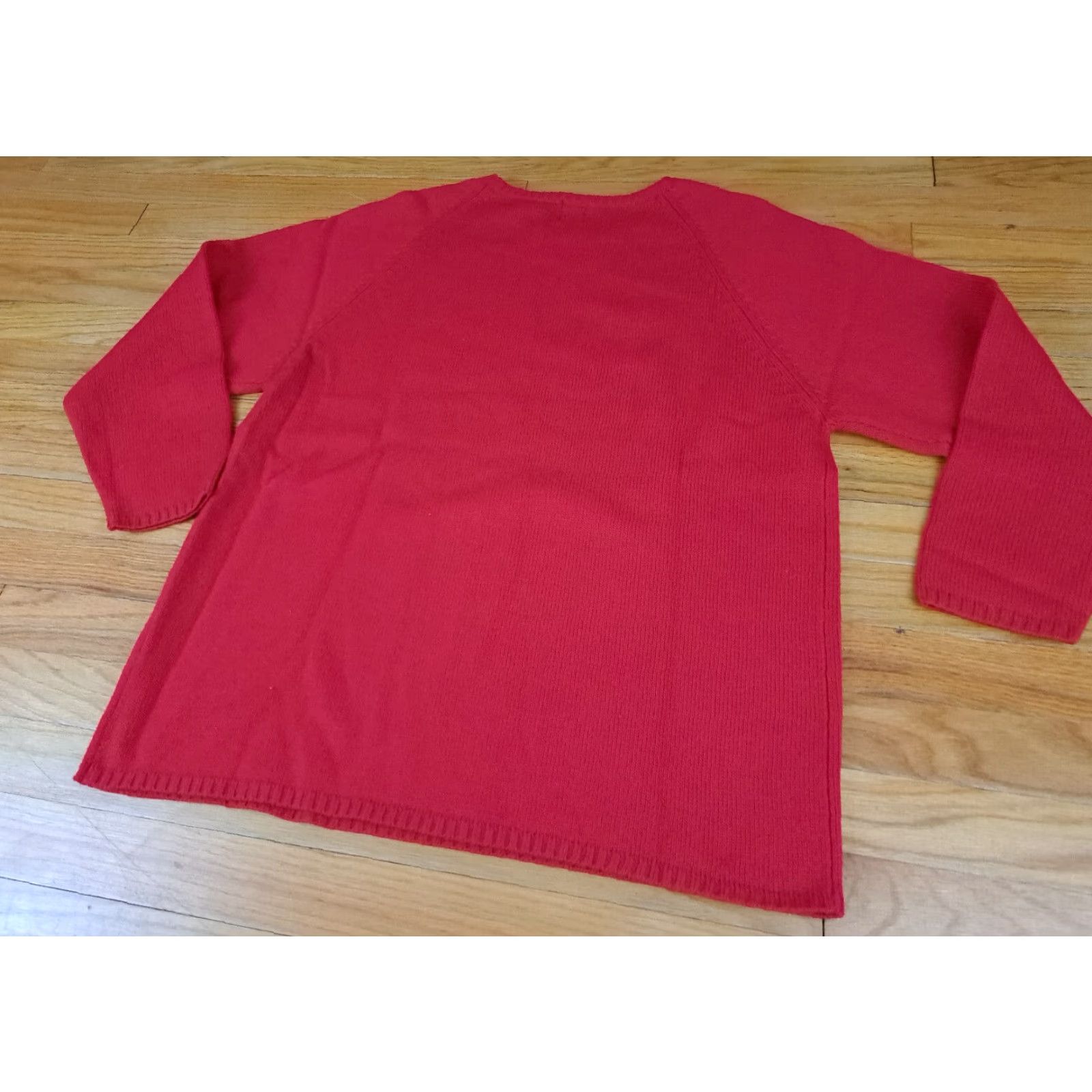 Gap VINTAGE Gap Sweater Women Merino Wool Red Size M Pullover Size M / US 6-8 / IT 42-44 - 6 Thumbnail