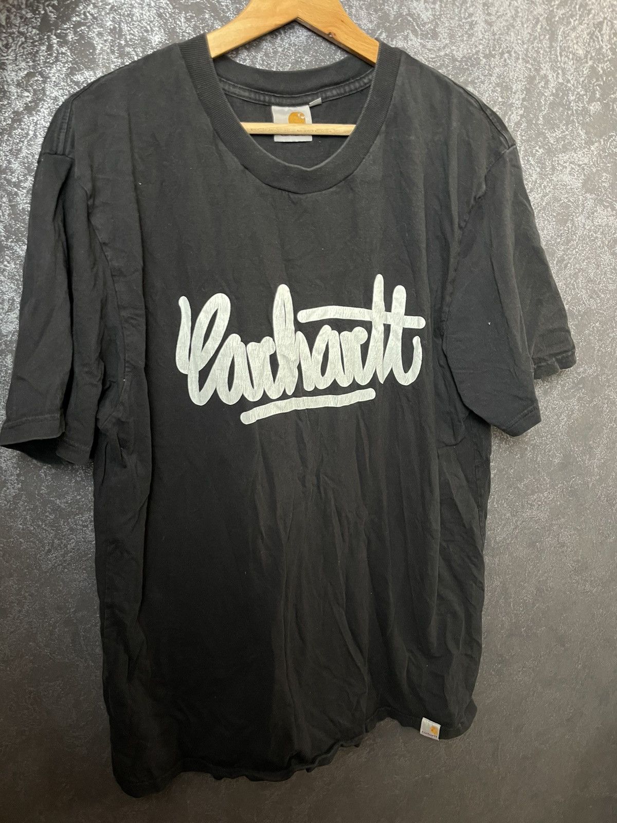 Carhartt × Vintage Vintage Carhartt Out Box Logo T-Shirt Cotton Size US XL / EU 56 / 4 - 1 Thumbnail