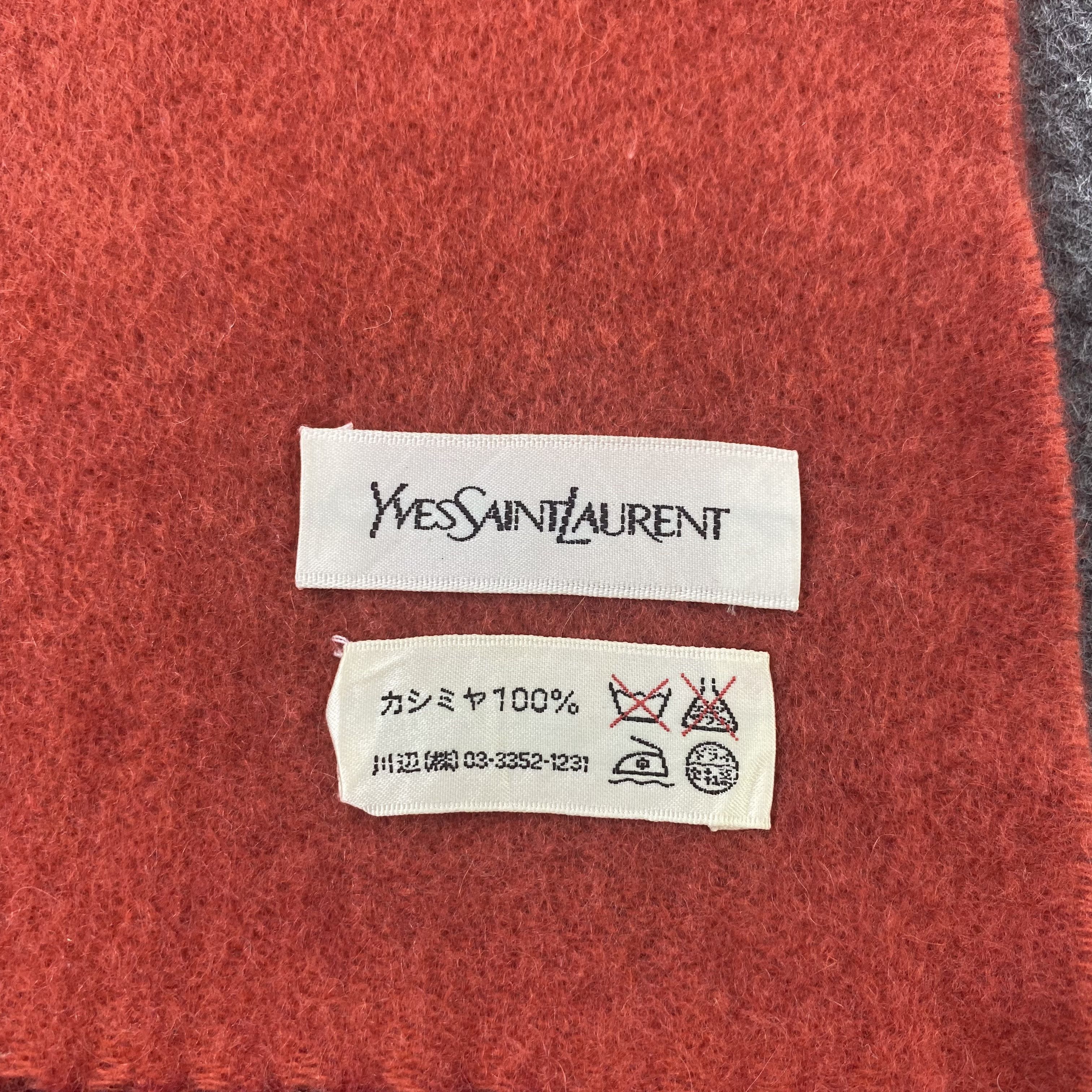 Vintage Yves Saint Laurent Scarf / Muffler / Neckwear -T1139 Size ONE SIZE - 5 Thumbnail