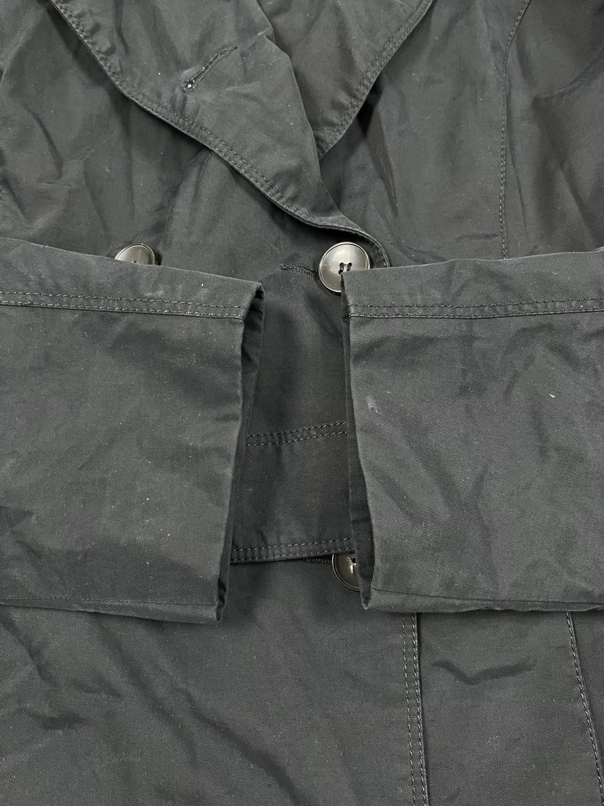 Vintage Vintage UNITED COLOUR Of BENETTON old money Trench Coat Size L / US 10 / IT 46 - 3 Thumbnail