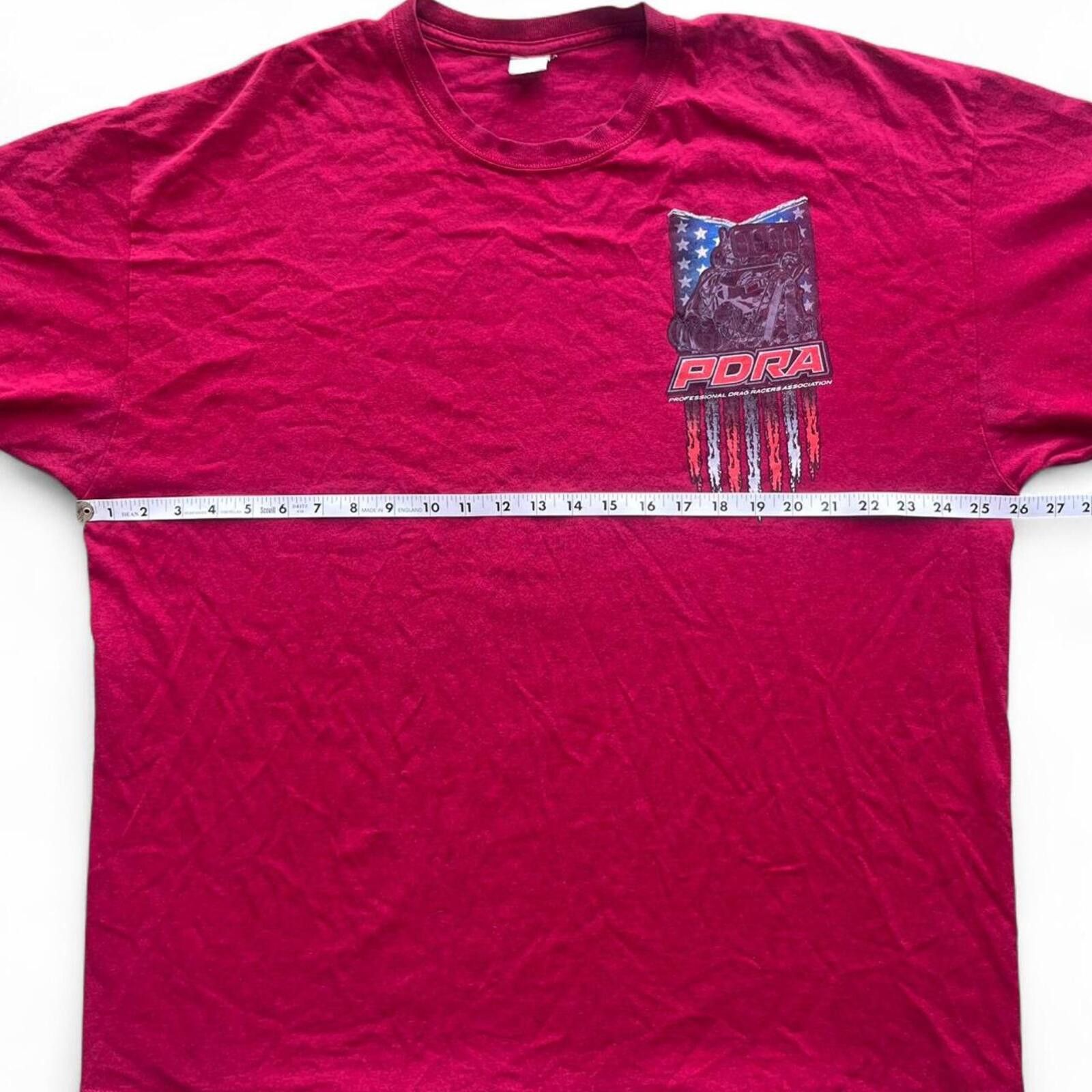 Gildan 2011 PDRA Drag Racing Double-Sided Engine Graphic Shirt 3XL Size US XXL / EU 58 / 5 - 7 Thumbnail