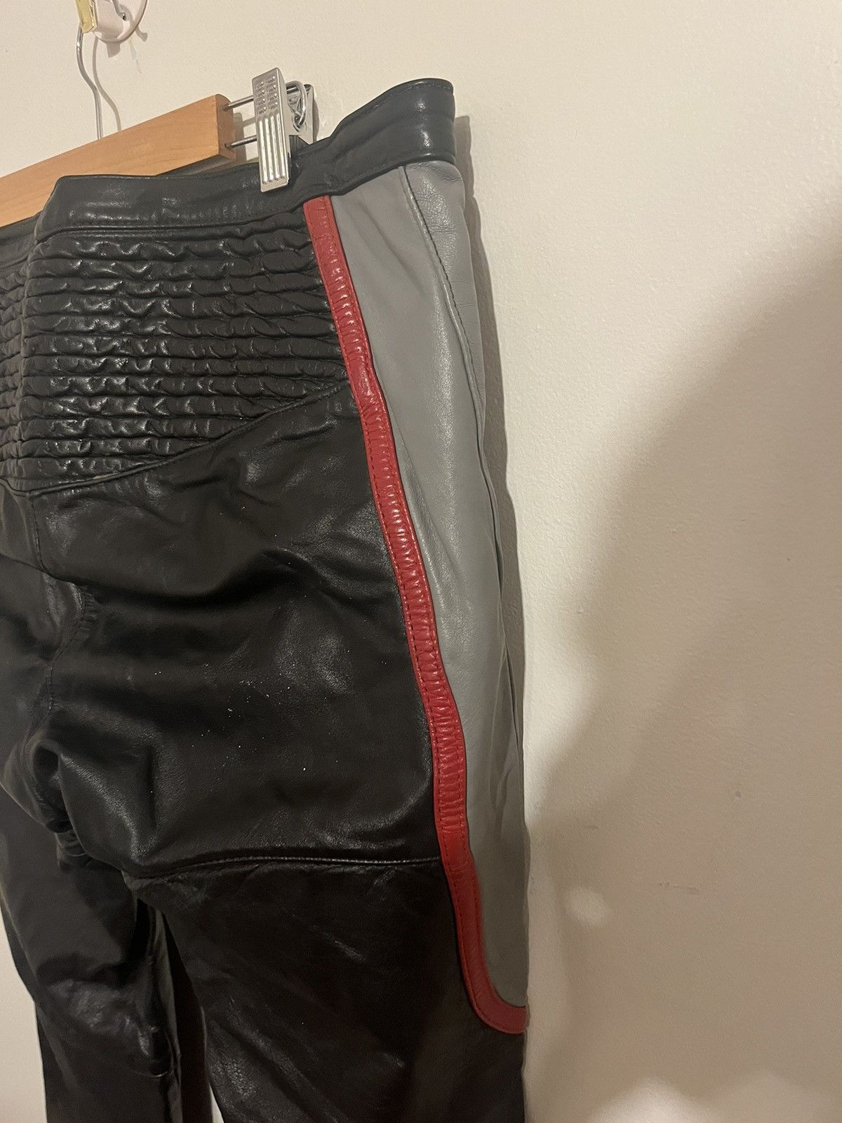 Genuine Leather “Place Beyond The Pines” lookalike Leather Moto Pants 🔥🔥🔥 Size US 34 / EU 50 - 6 Thumbnail