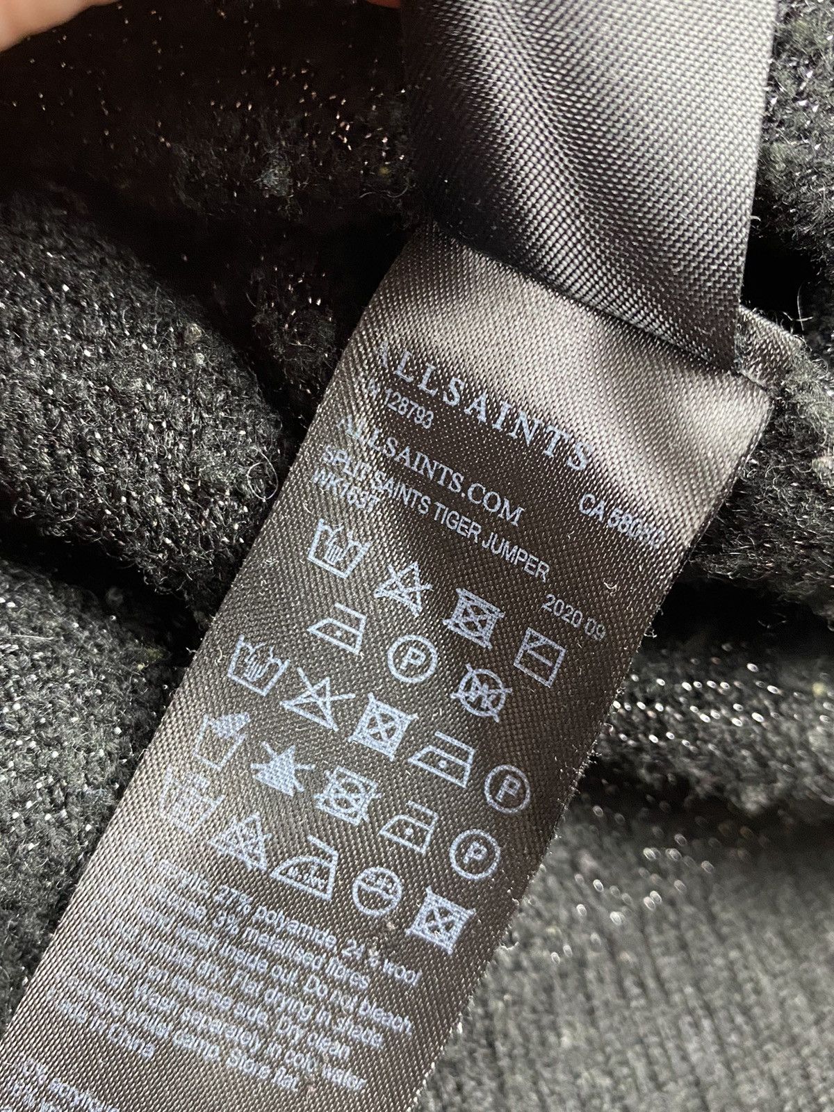 Allsaints Luxury Allsaints Designer Big Logo Sweater Sweatshirt Size S / US 4 / IT 40 - 13 Thumbnail
