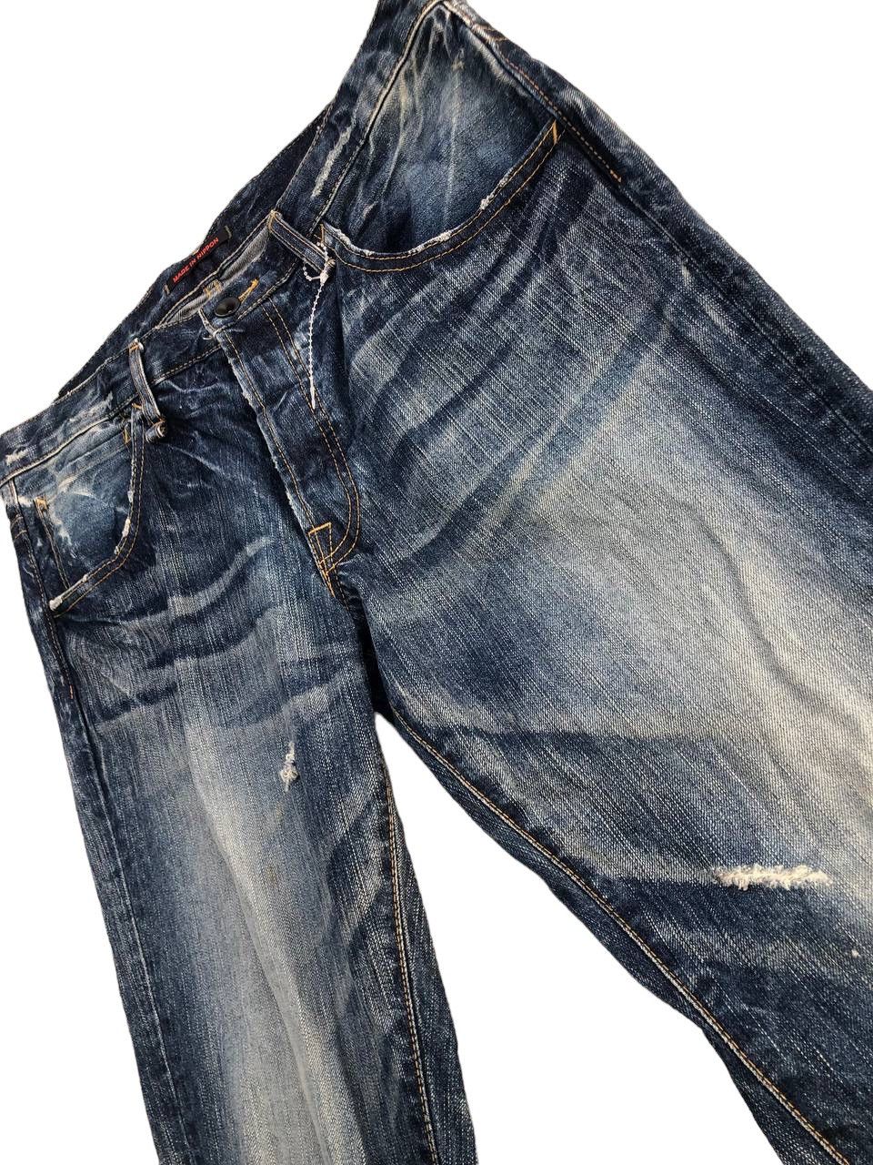 Japanese Brand FLARE BLUE WAY DENIM MADE IN NIPPON Size US 34 / EU 50 - 7 Thumbnail