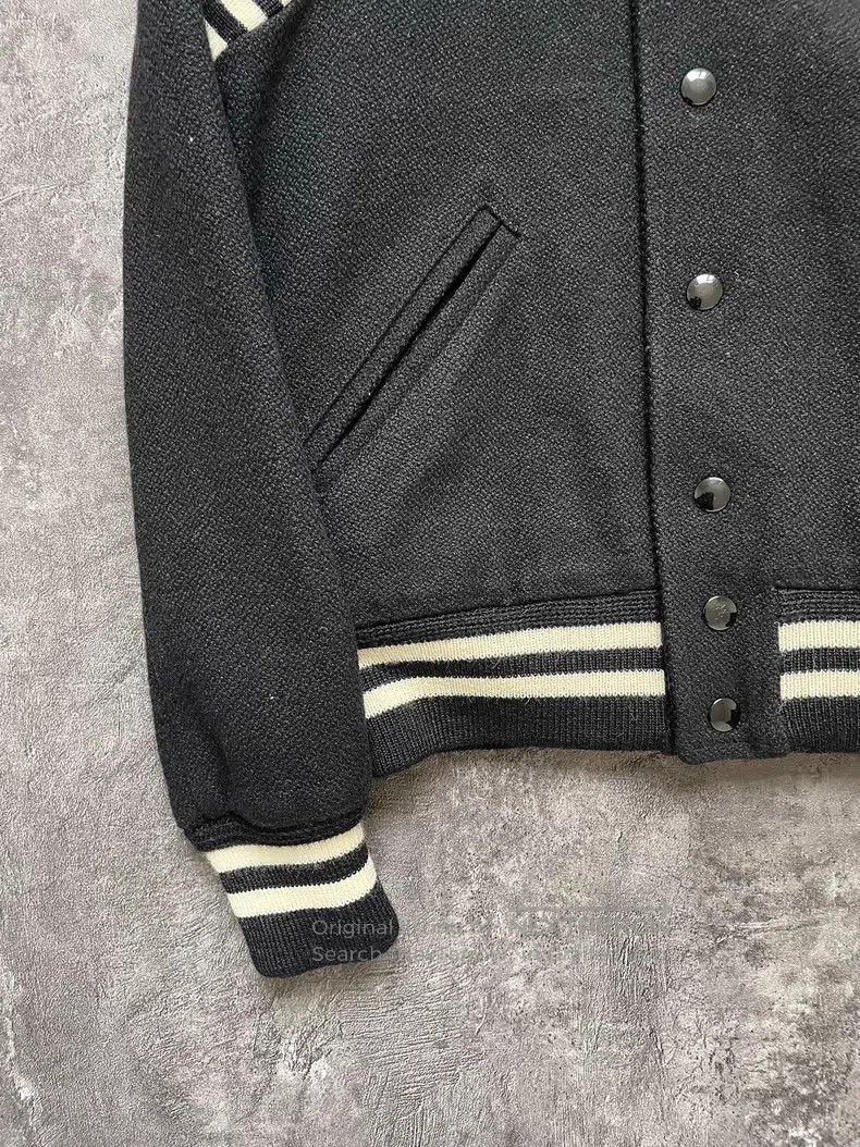 Saint Laurent Paris Saint Laurent Paris Zebra print patchwork woolen baseball Size XS / US 0-2 / IT 36-38 - 3 Thumbnail