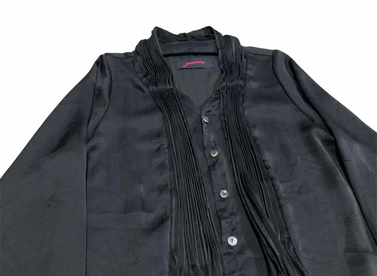 Yohji Yamamoto 🔥Y2K Japanese Gomme Homme Pleats Bondage Shirt Goth Punk Size US L / EU 52-54 / 3 - 6 Thumbnail
