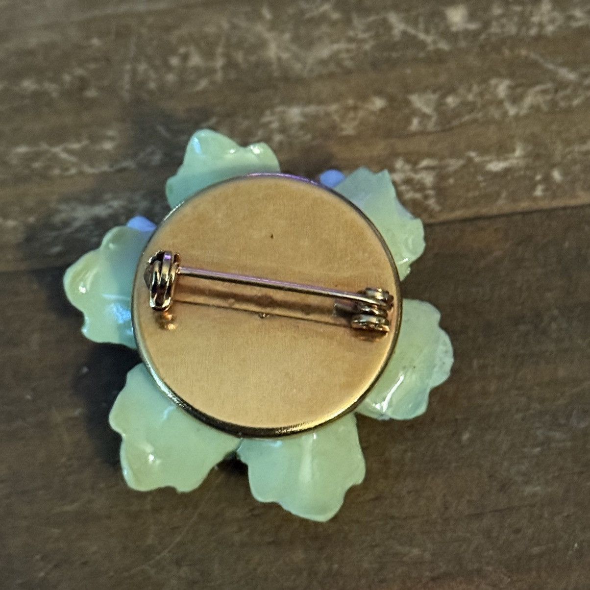 Vintage Vintage bone china yellow pansy flower brooch Size ONE SIZE - 5 Thumbnail