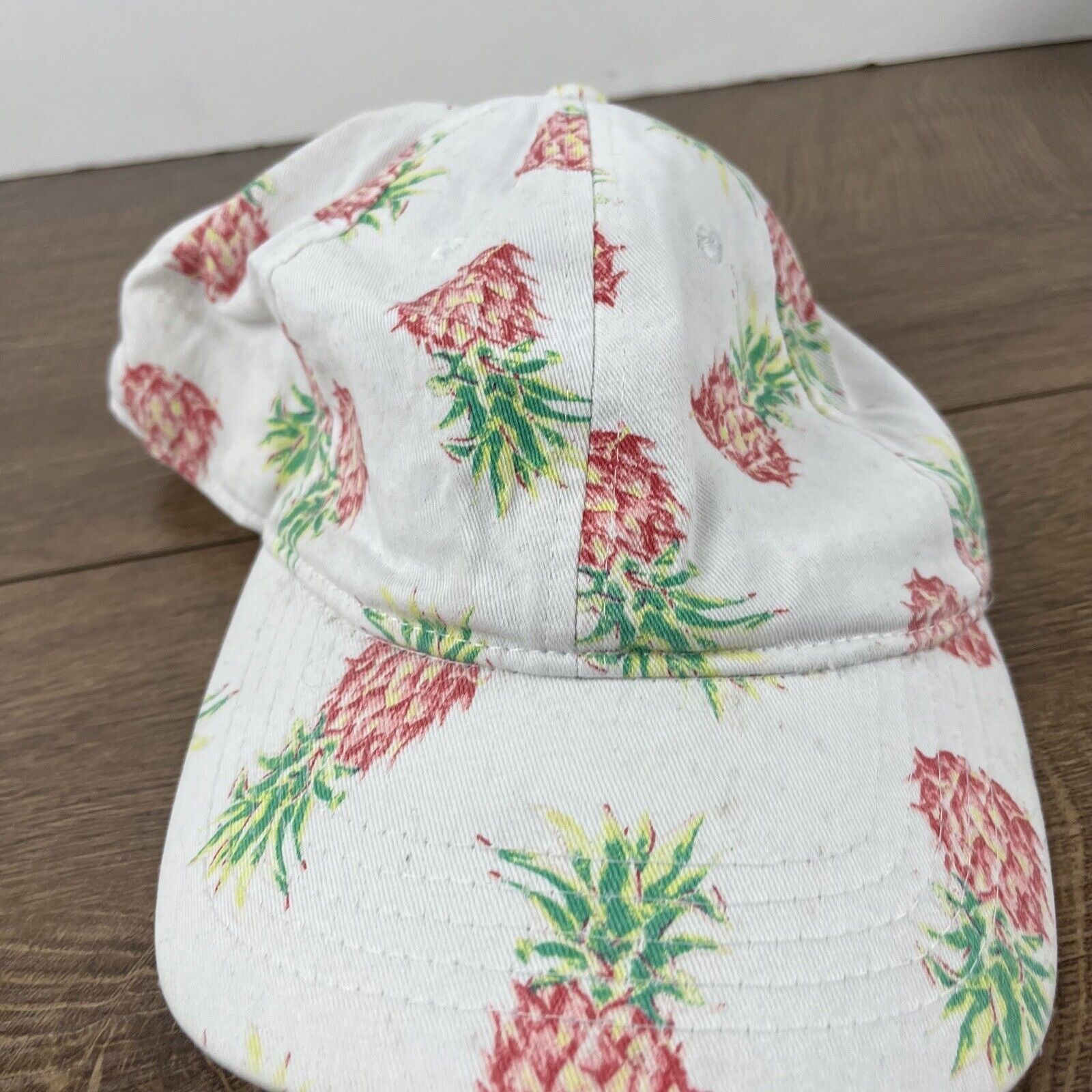 Other Pineapple Adjustable Hat White Pineapple Adjustable Hat Adul Size ONE SIZE - 7 Thumbnail