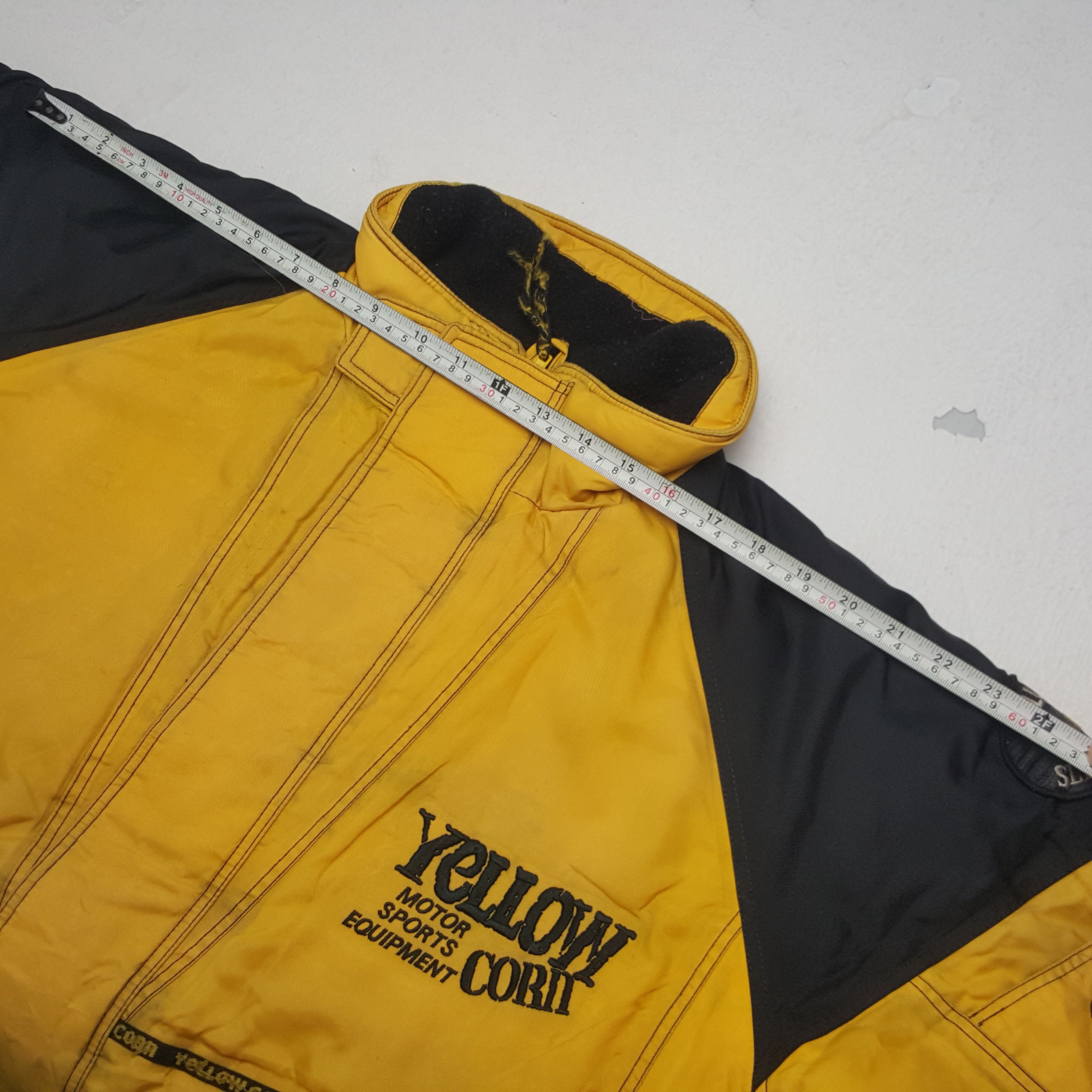 Vintage × YELLOW CORN Vintage Yellow Corn Bikers Racing Jacket Size US L / EU 52-54 / 3 - 6 Thumbnail