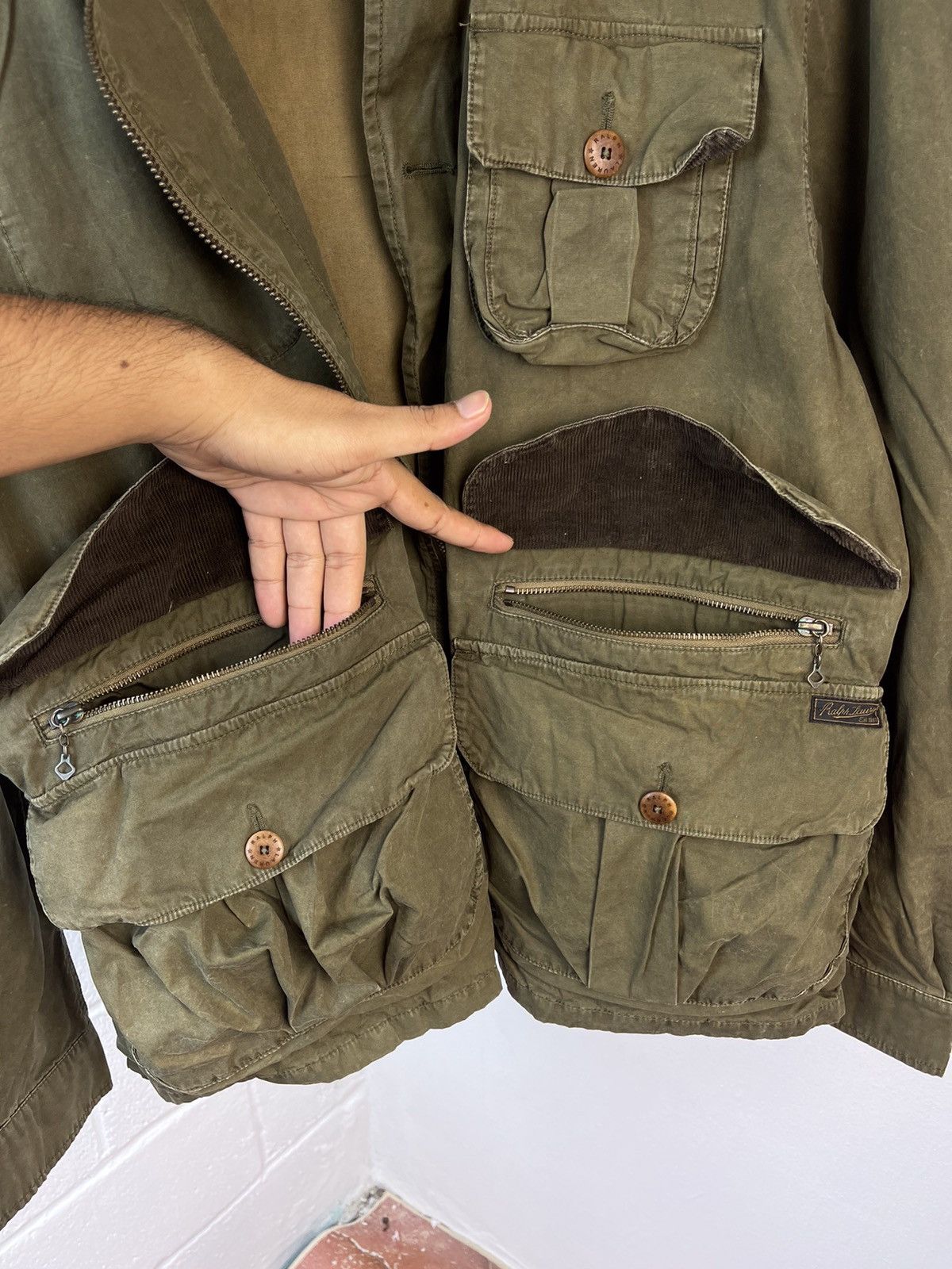 Polo Ralph Lauren × RRL Ralph Lauren × Ralph Lauren Vintage Polo Ralph Lauren Hunting Jacket Size US XL / EU 56 / 4 - 14 Thumbnail